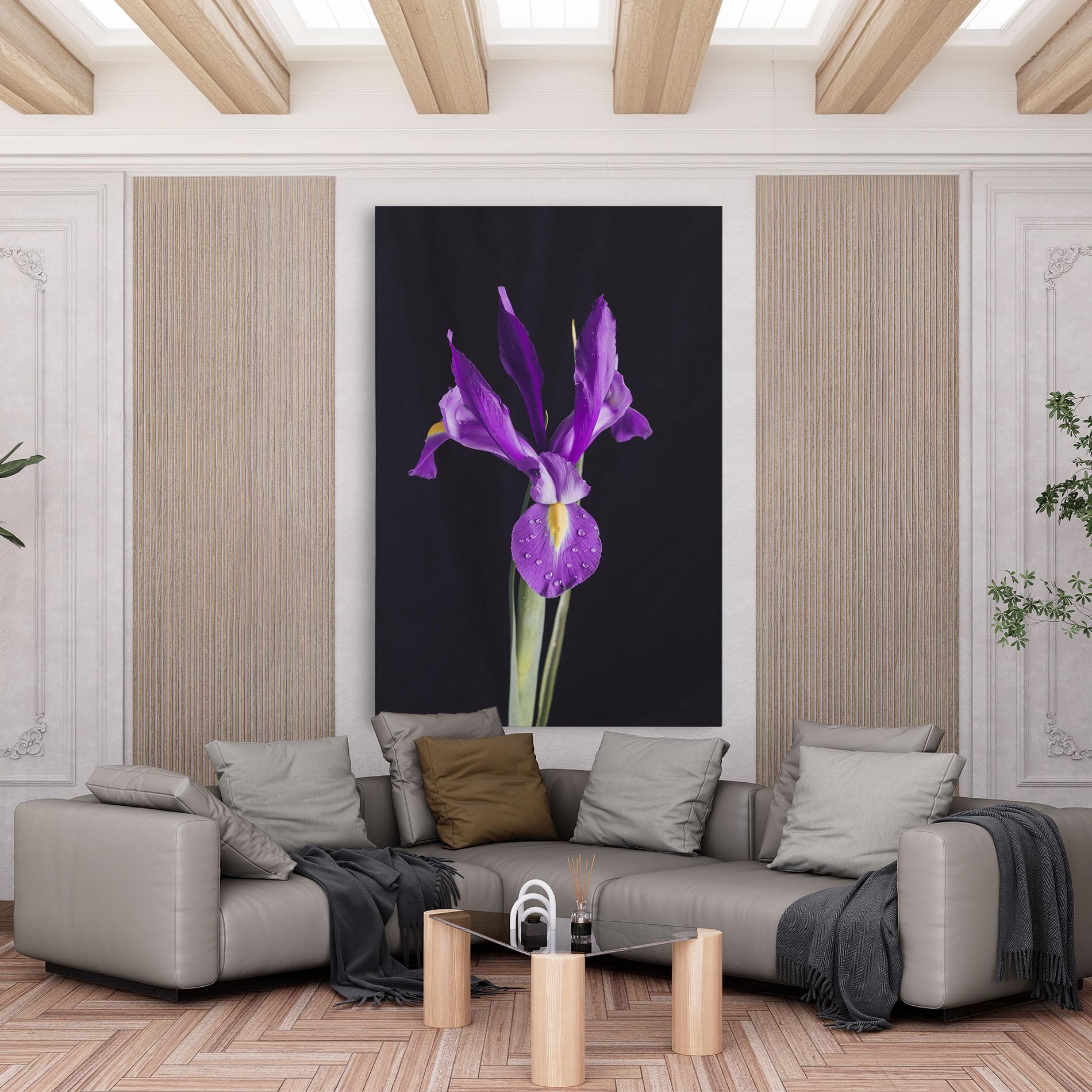 Tablou Canvas Fresh Purple Iris mockup 6