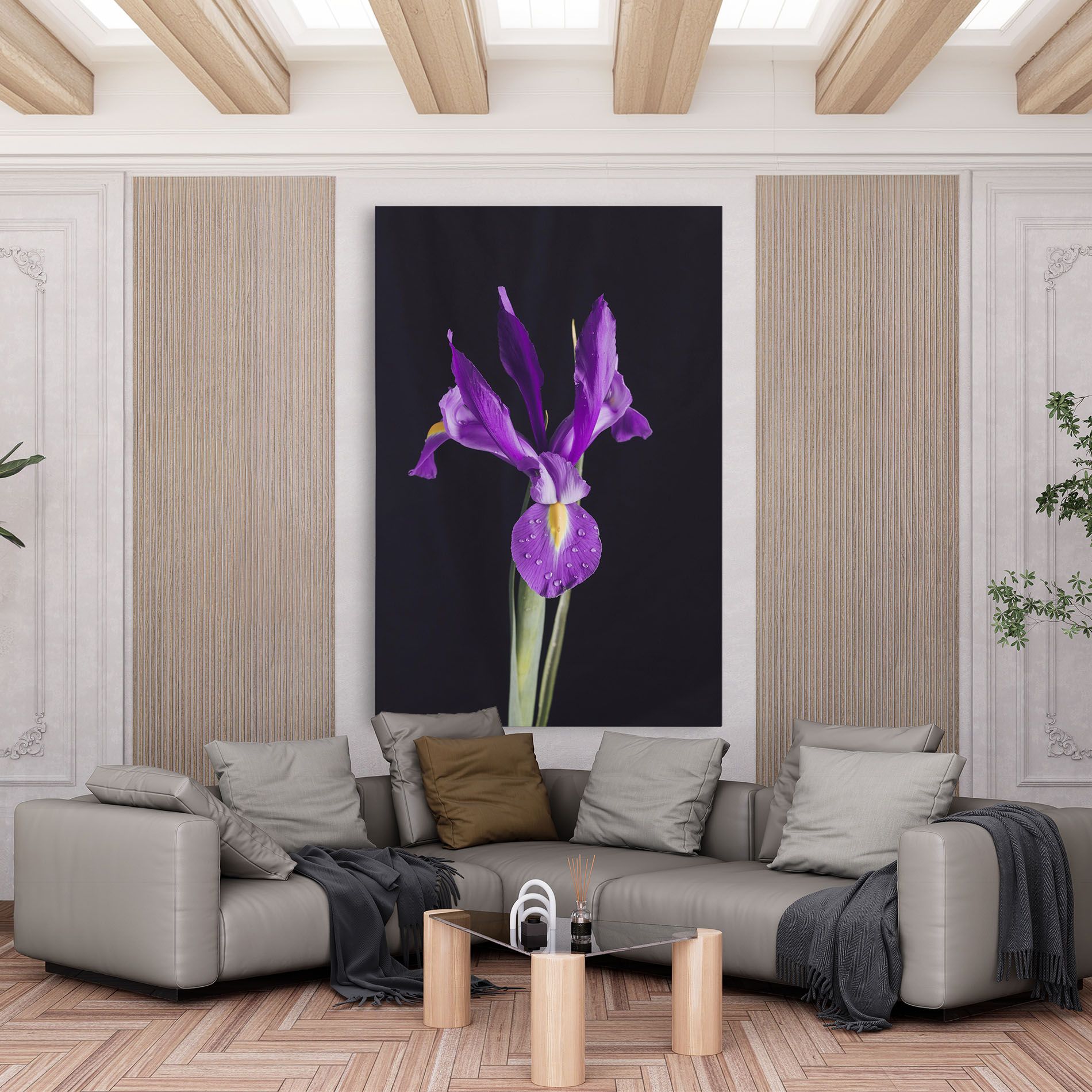 Fresh Purple Iris mockup 6
