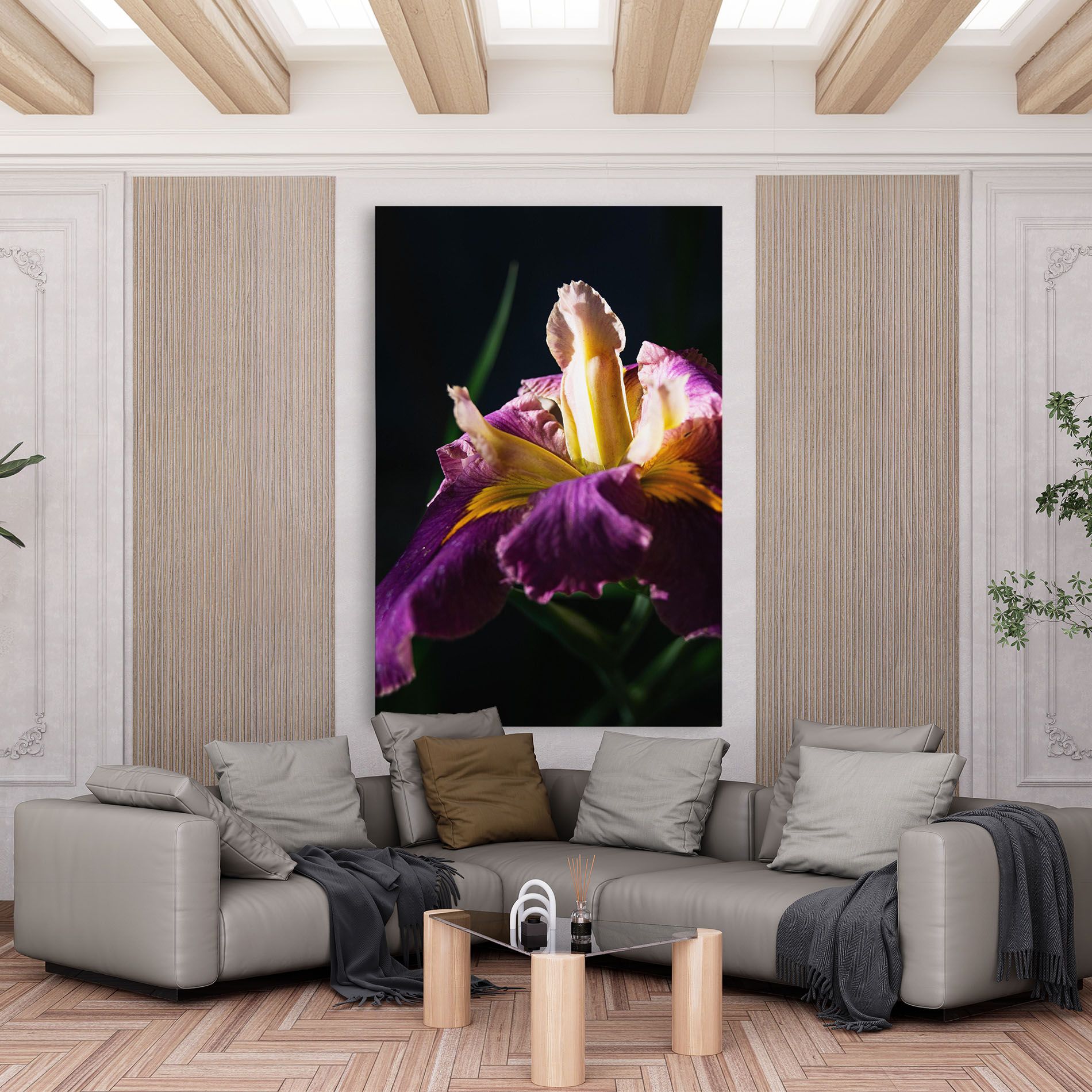 Pastel Yellow Iris mockup 6