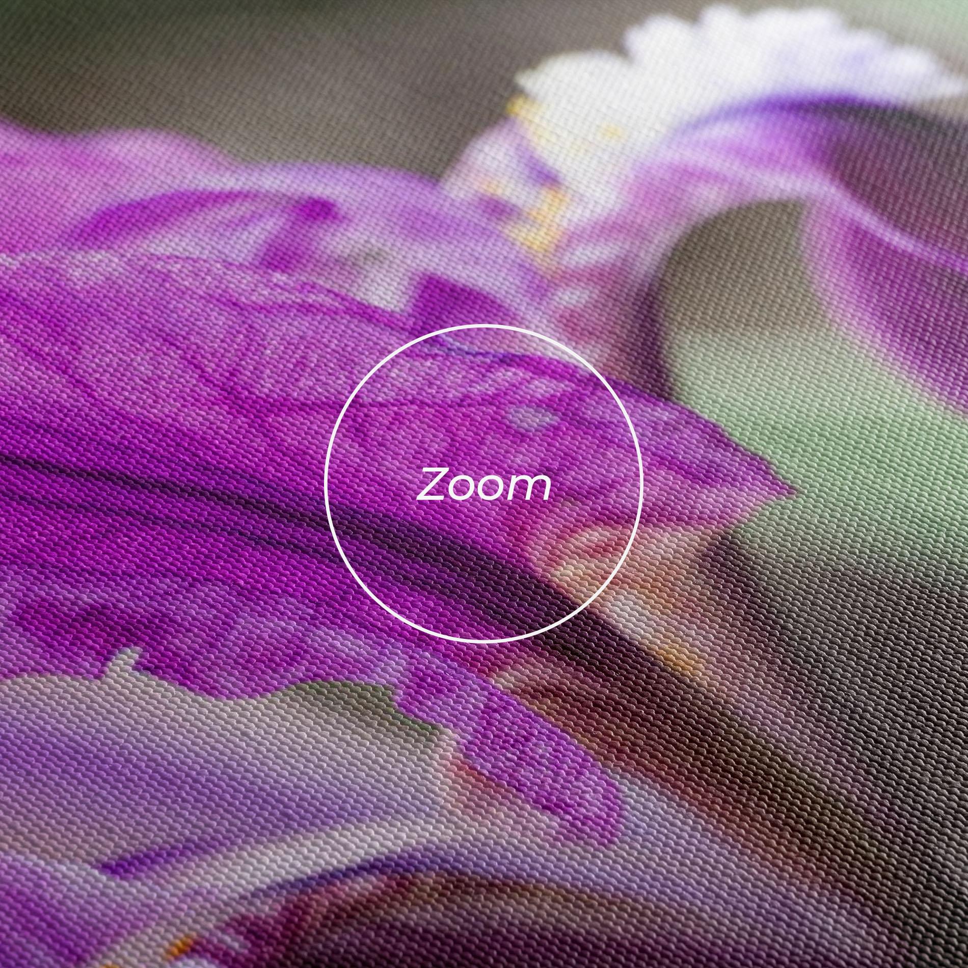 Tablou Canvas Dark Pink Iris mockup 3