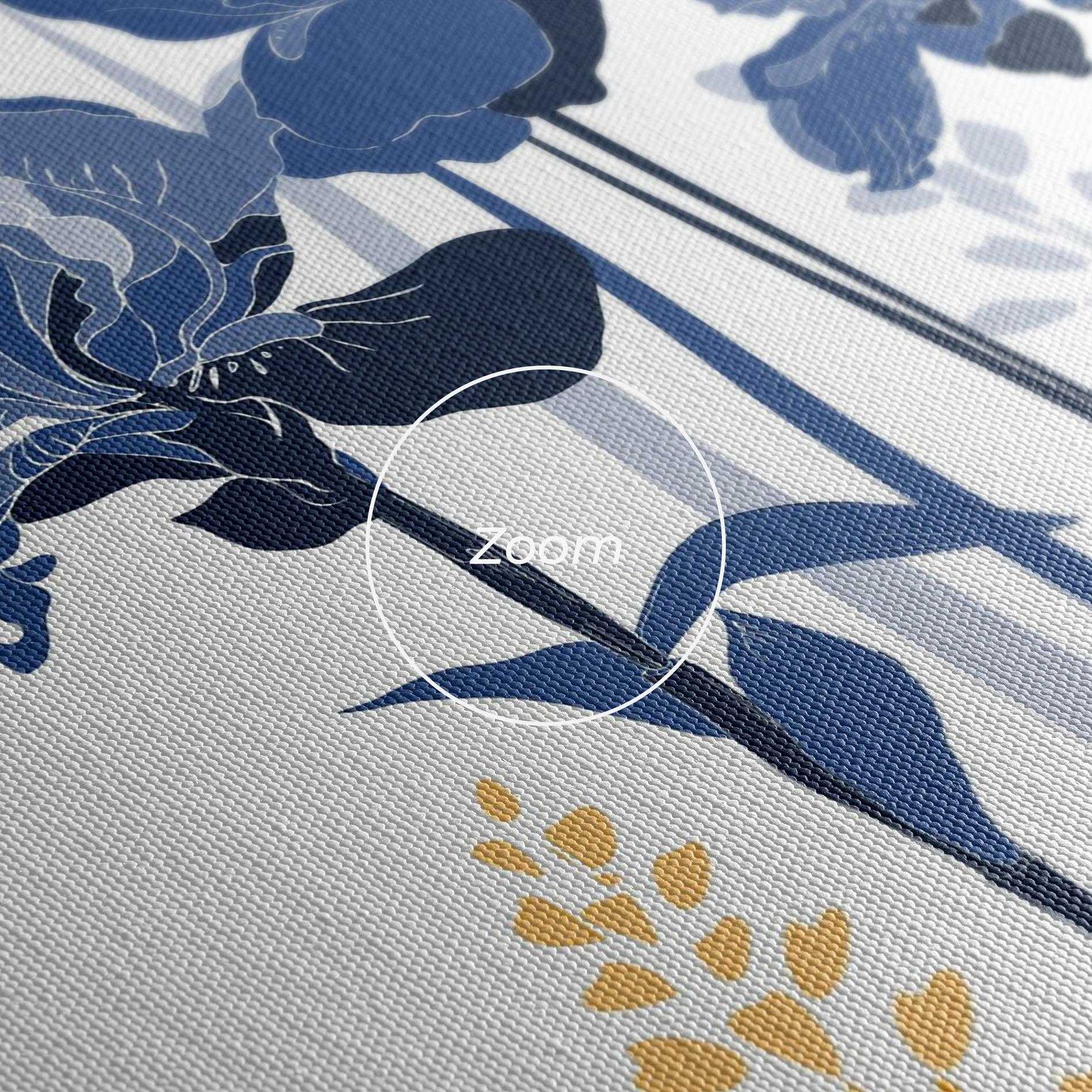 Tablou Canvas Iris Blue Art mockup 3