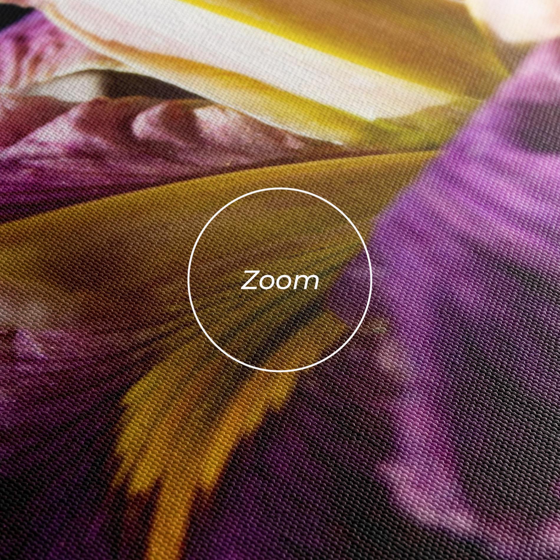 Tablou Canvas Pastel Yellow Iris mockup 3