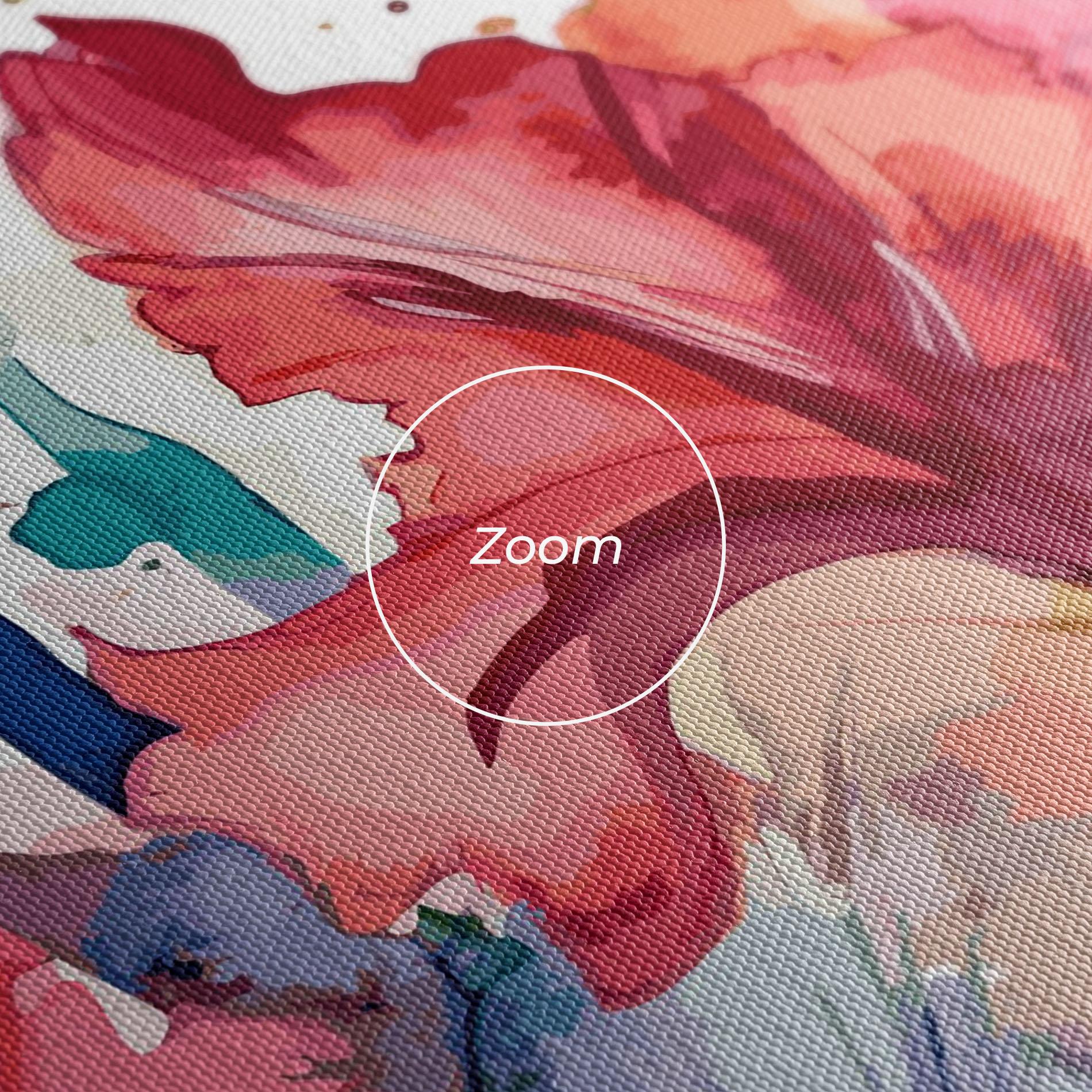 Tablou Canvas Pink Blue Iris mockup 3