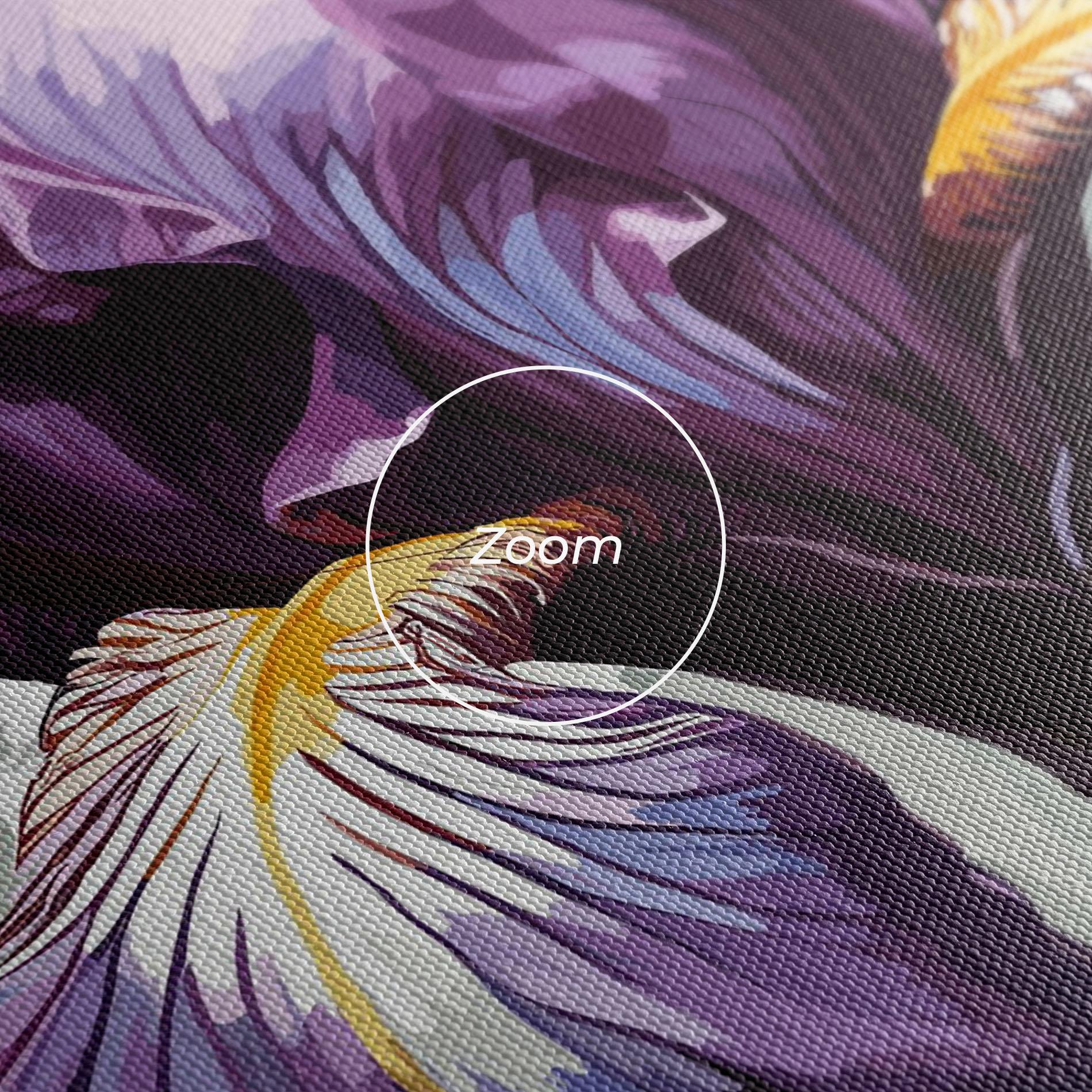 Tablou Canvas Purple Blue Iris mockup 3