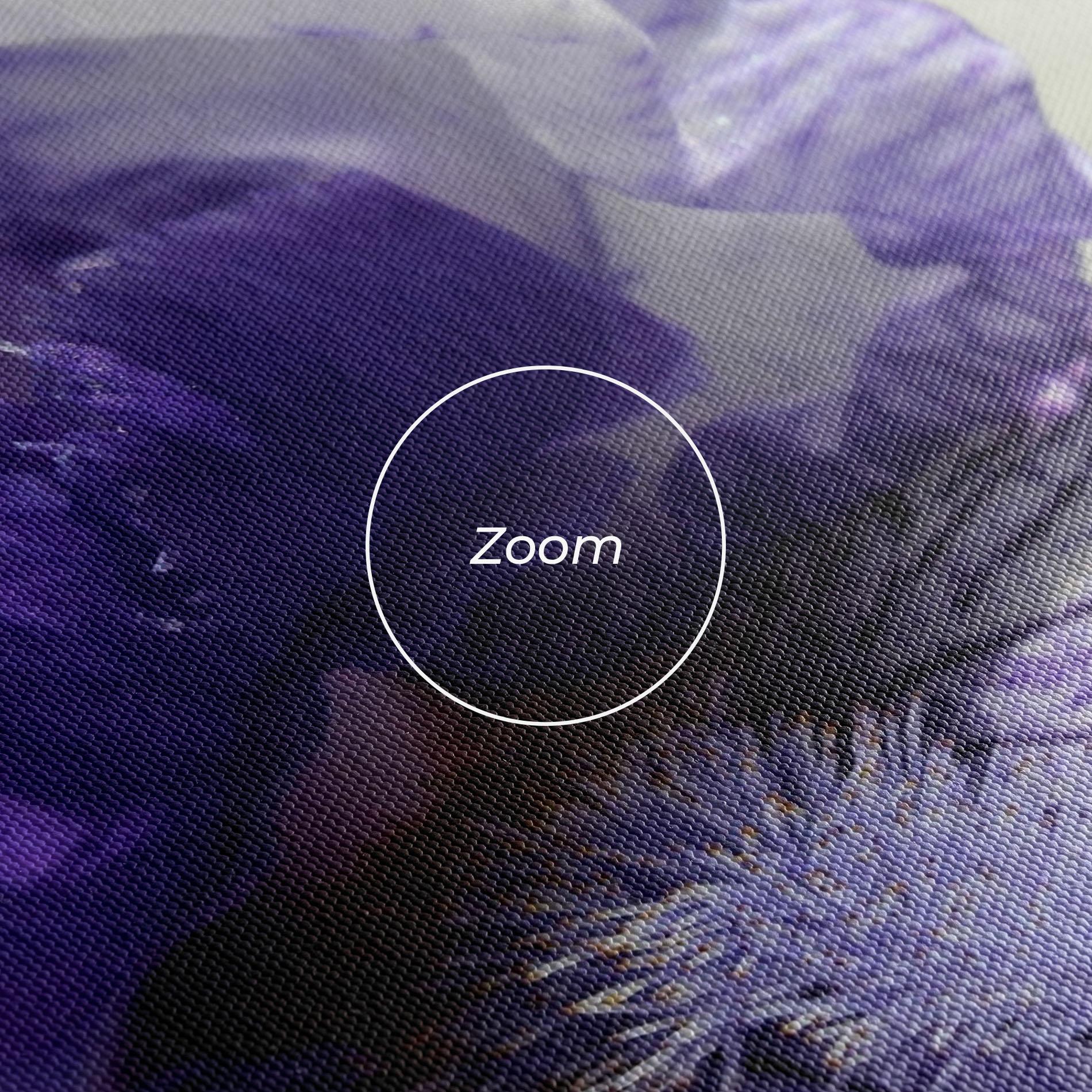 Tablou Canvas White Purple Iris mockup 3