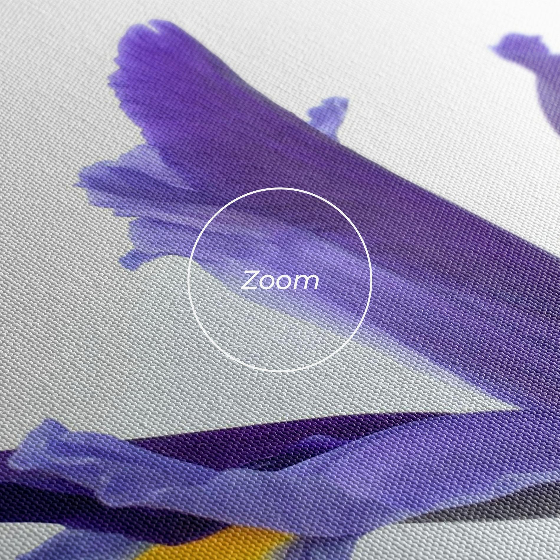 Tablou Canvas Yellow Color Iris mockup 3