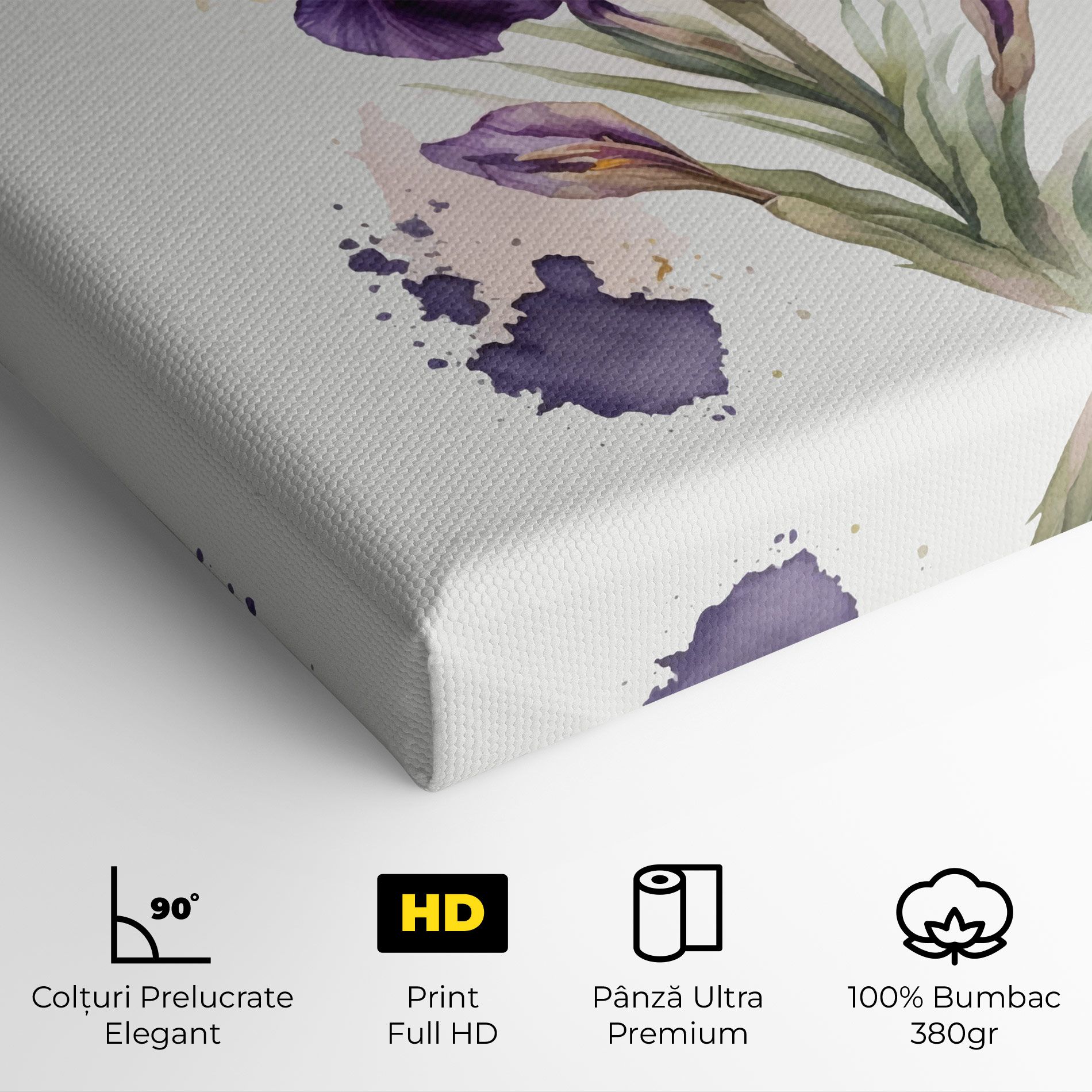 Beautiful Purple Iris mockup 4