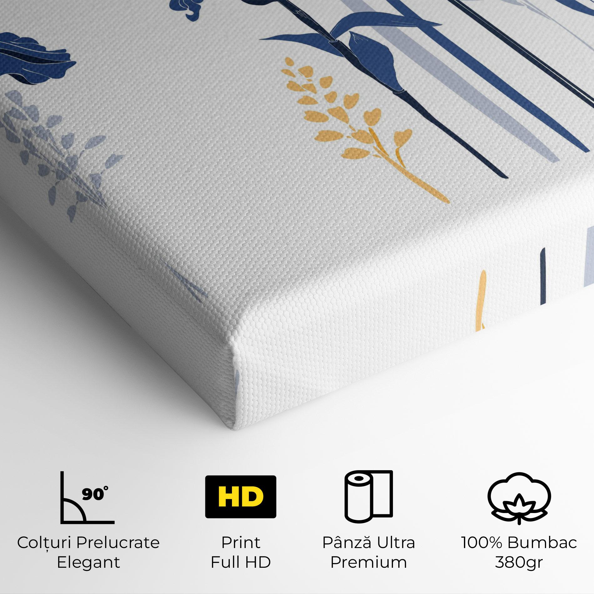 Tablou Canvas Iris Blue Art mockup 4