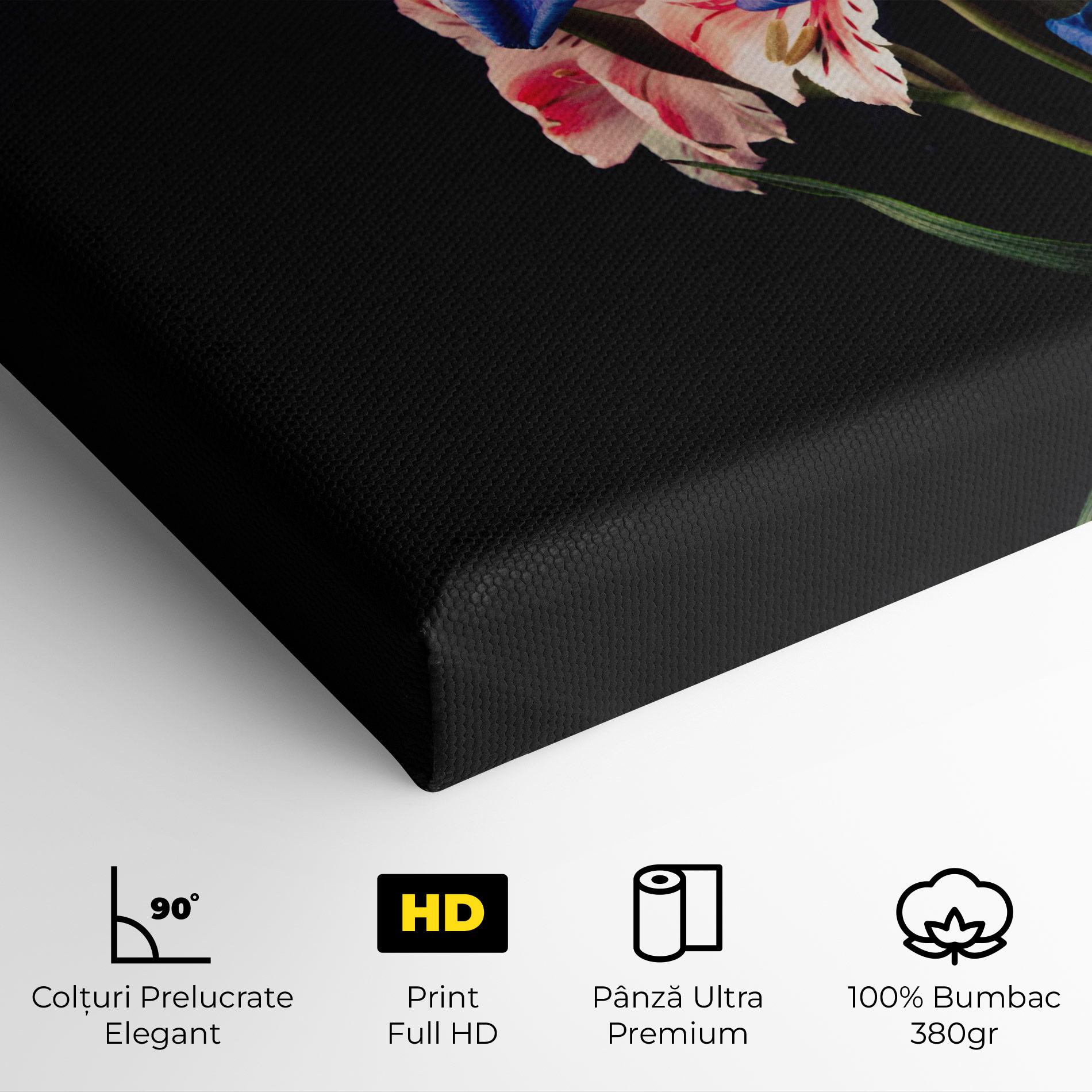 Tablou Canvas Iris Bouquet mockup 4