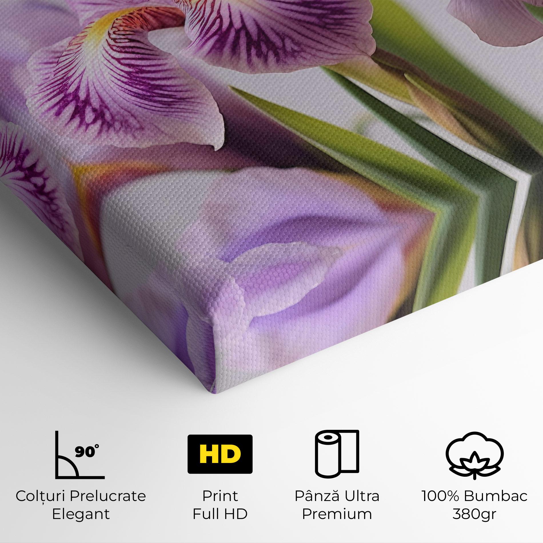 Tablou Canvas Iris In Vase mockup 4
