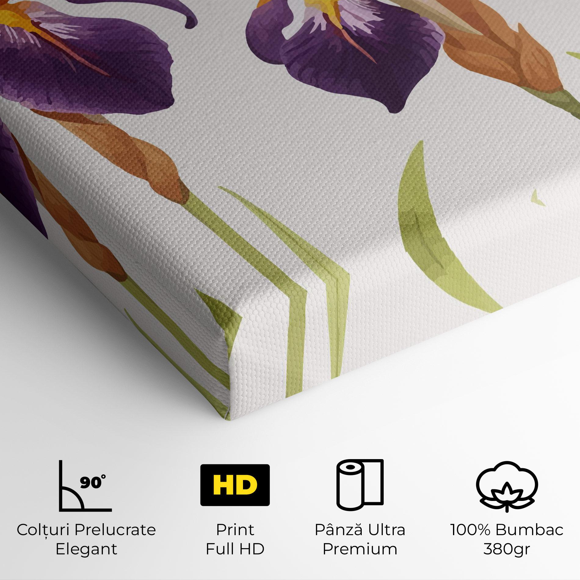 Tablou Canvas Iris Leaf mockup 4