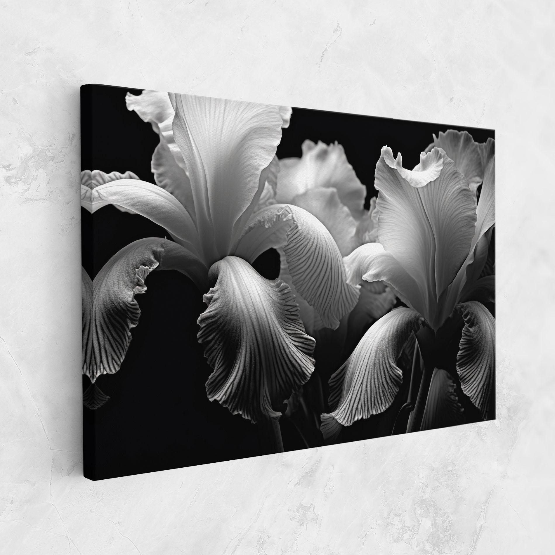 Tablou Canvas Grey Iris mockup 1