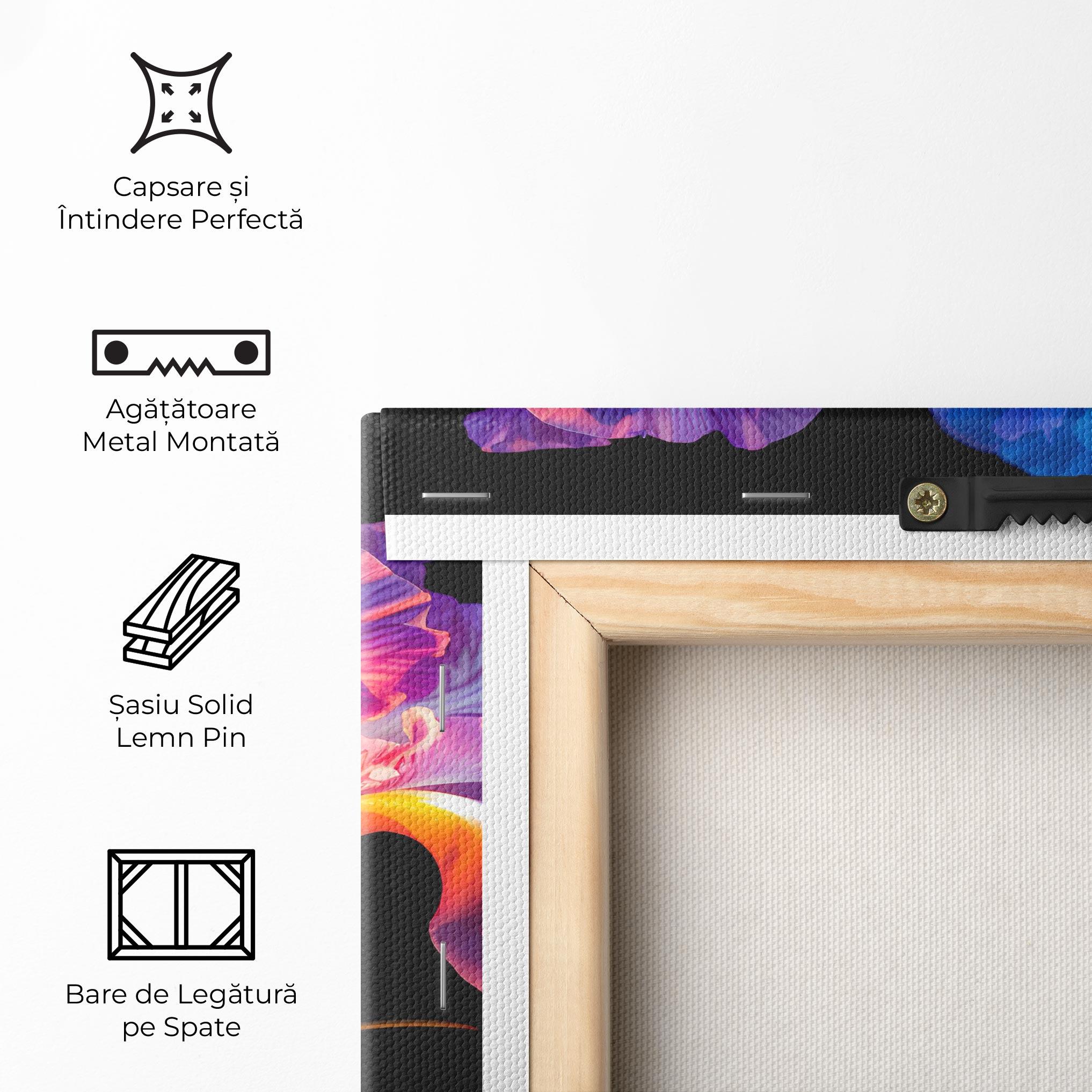 Tablou Canvas Blue Light Iris mockup 5