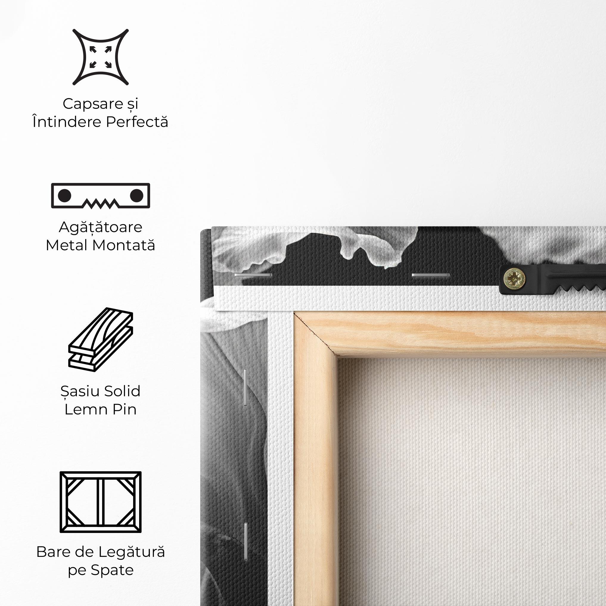 Tablou Canvas Grey Iris mockup 5