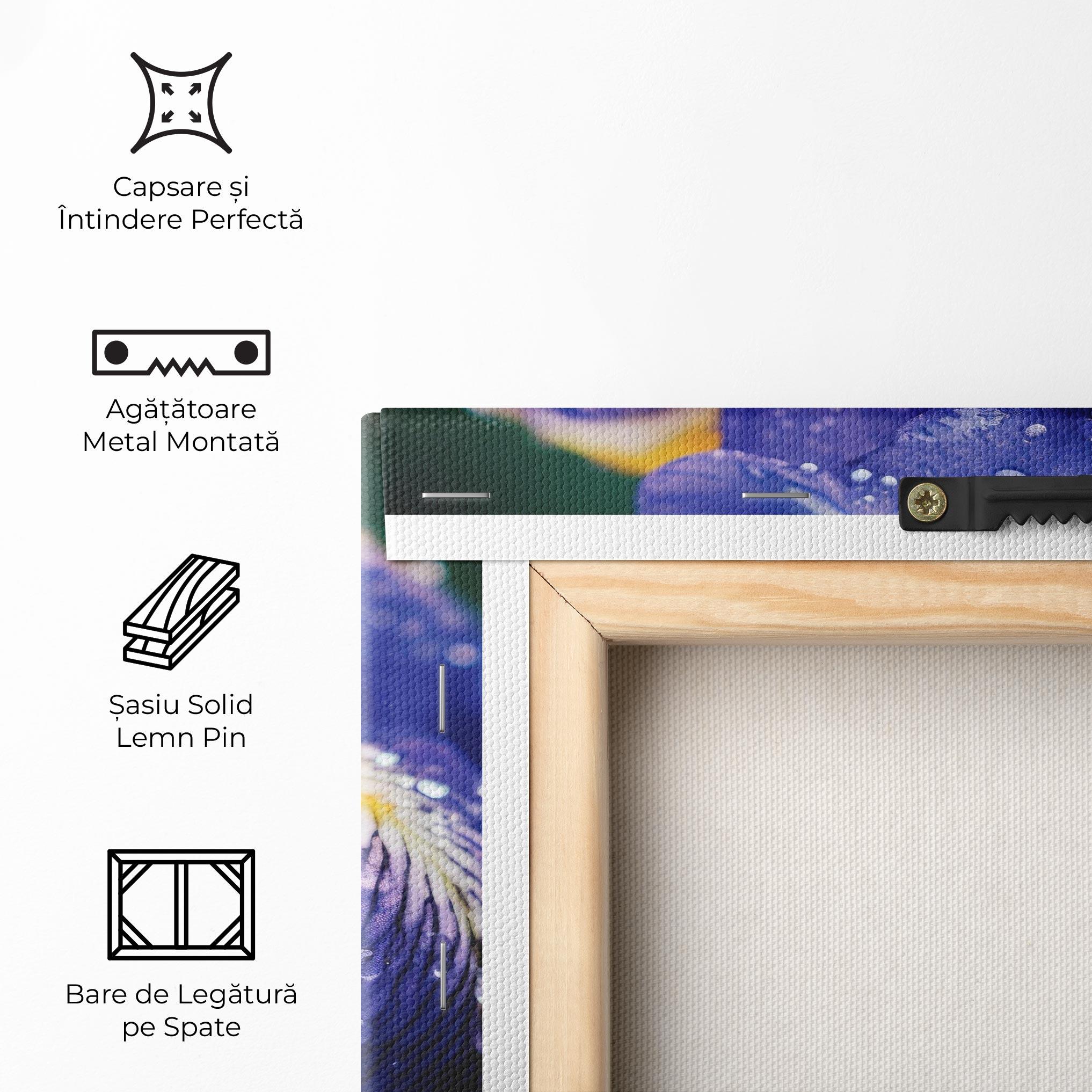 Tablou Canvas Iris After Rain mockup 5