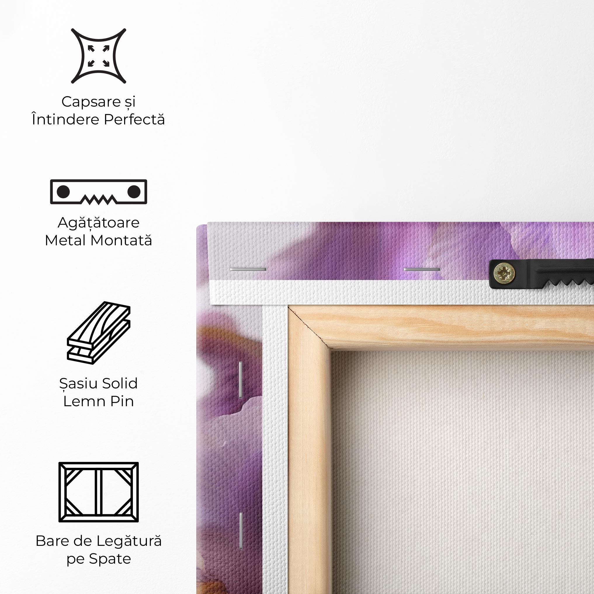 Tablou Canvas Iris In Vase mockup 5