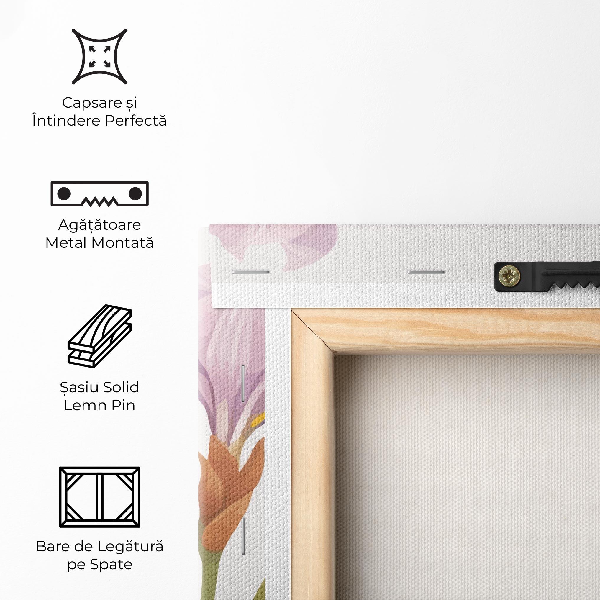 Tablou Canvas Iris Leaf mockup 5