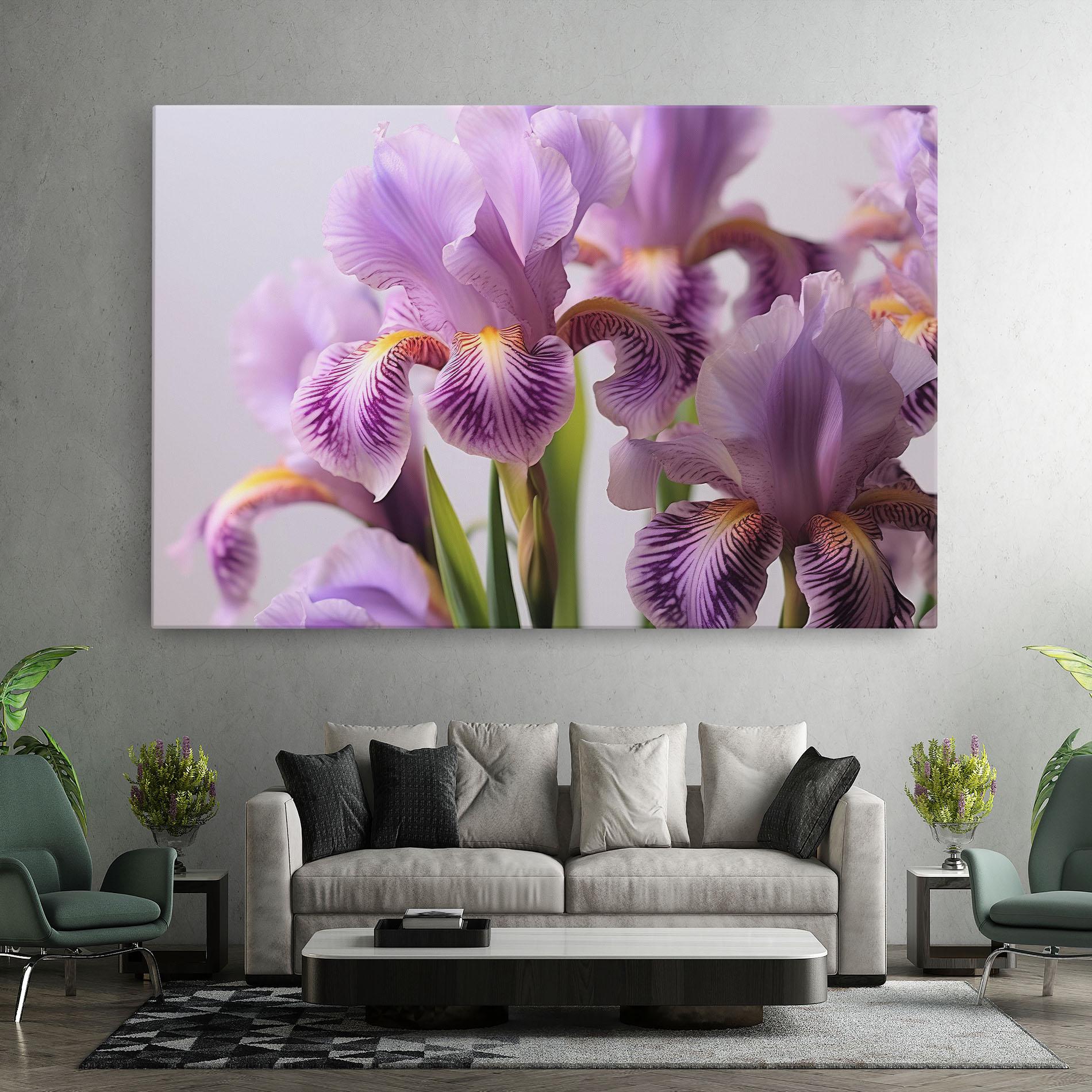 Tablou Canvas Iris In Vase mockup 7