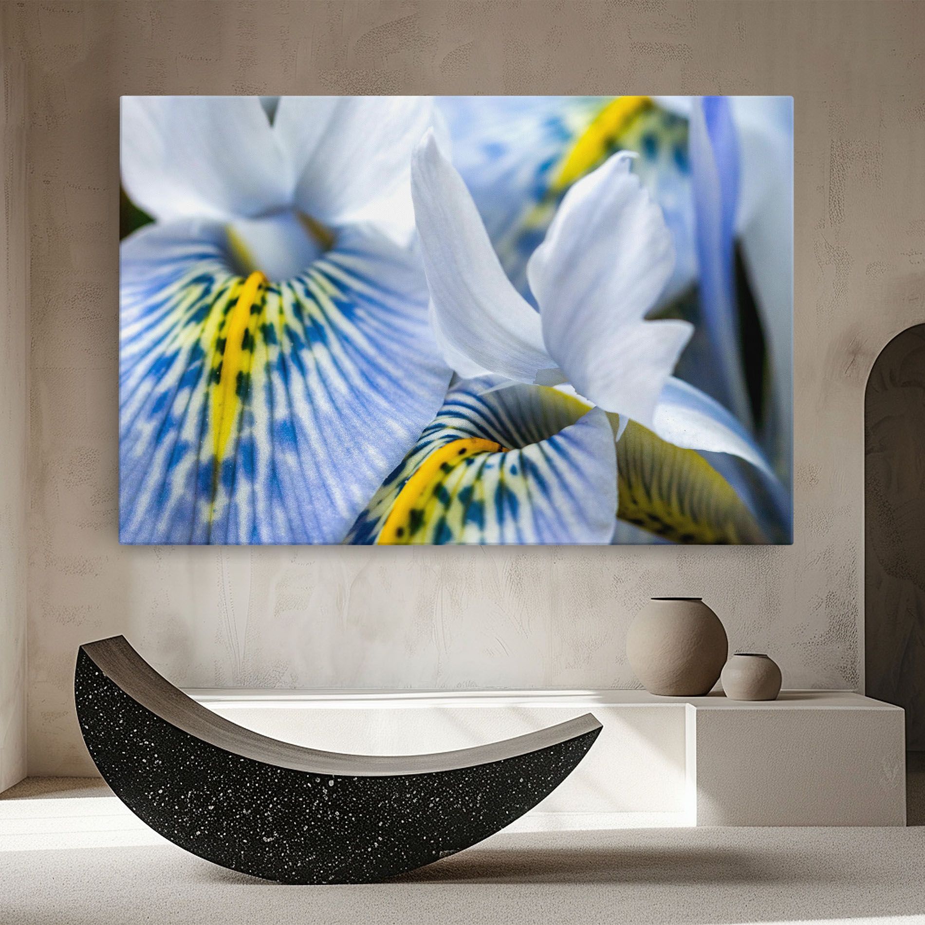 Blue Yellow Iris mockup 8