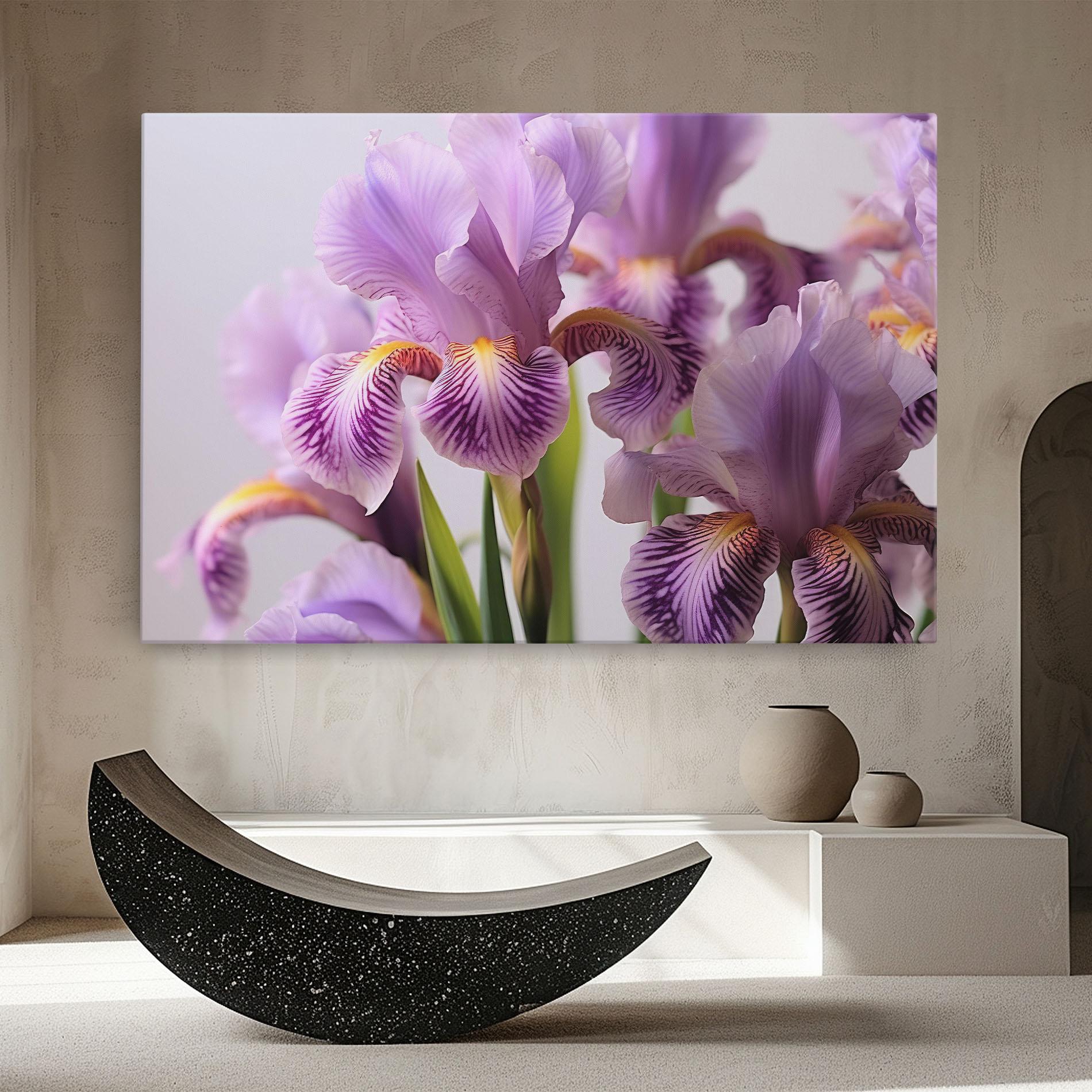 Tablou Canvas Iris In Vase mockup 8