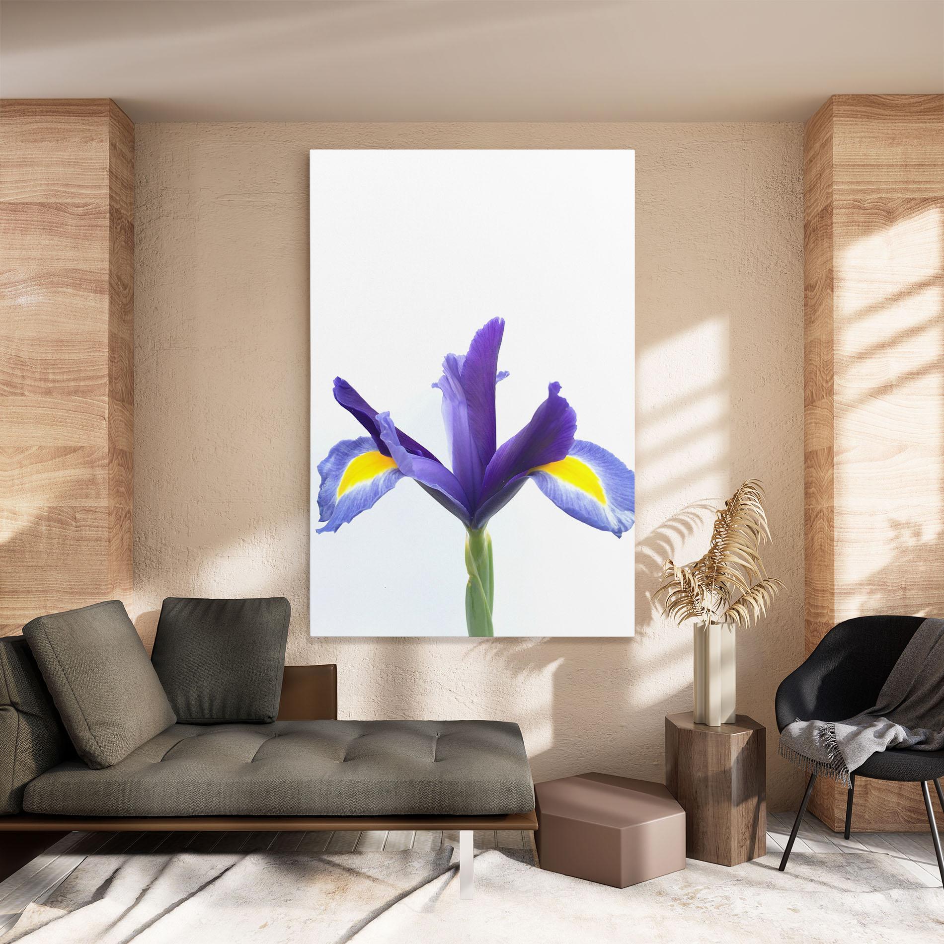Tablou Canvas Yellow Color Iris mockup 8