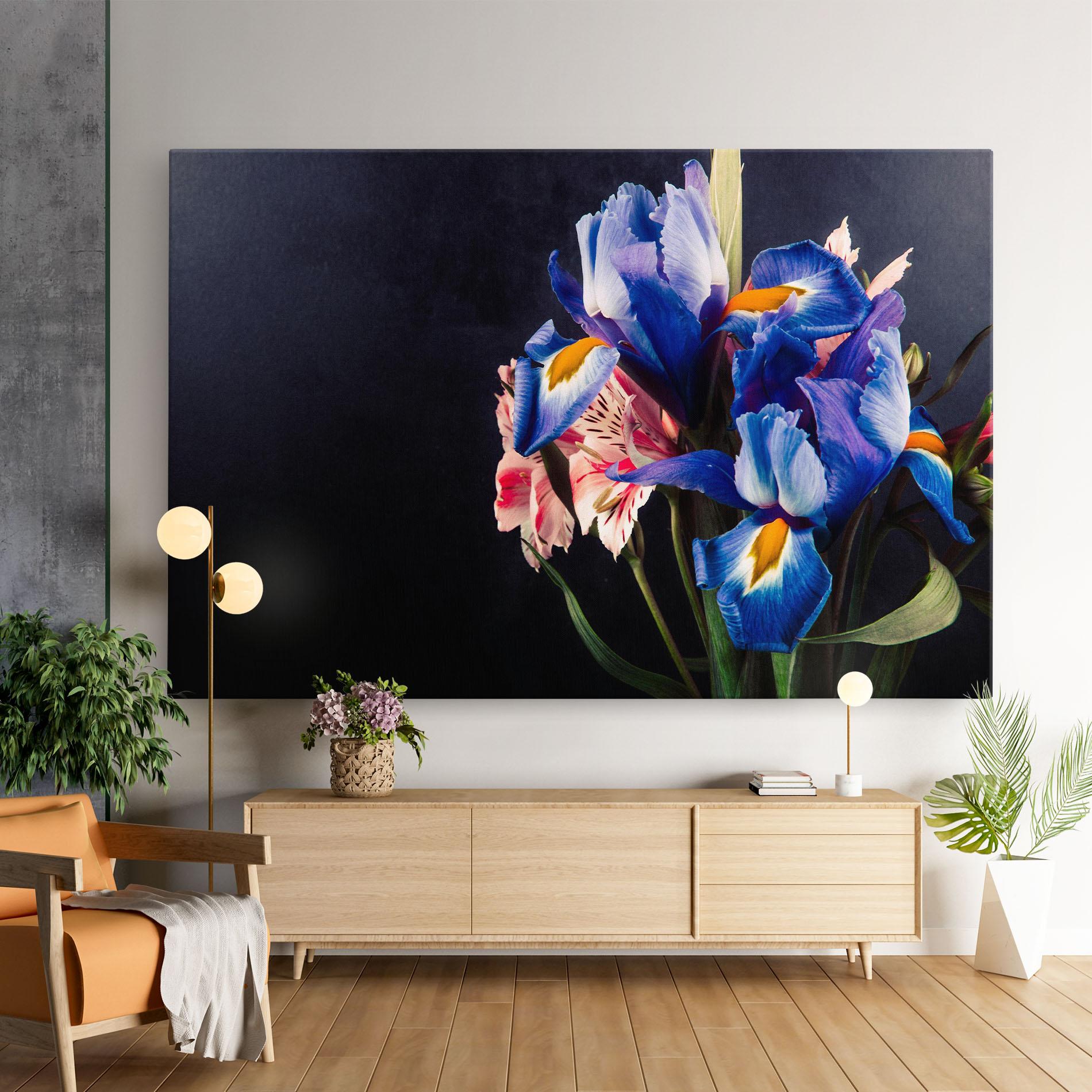 Tablou Canvas Iris Bouquet mockup 9