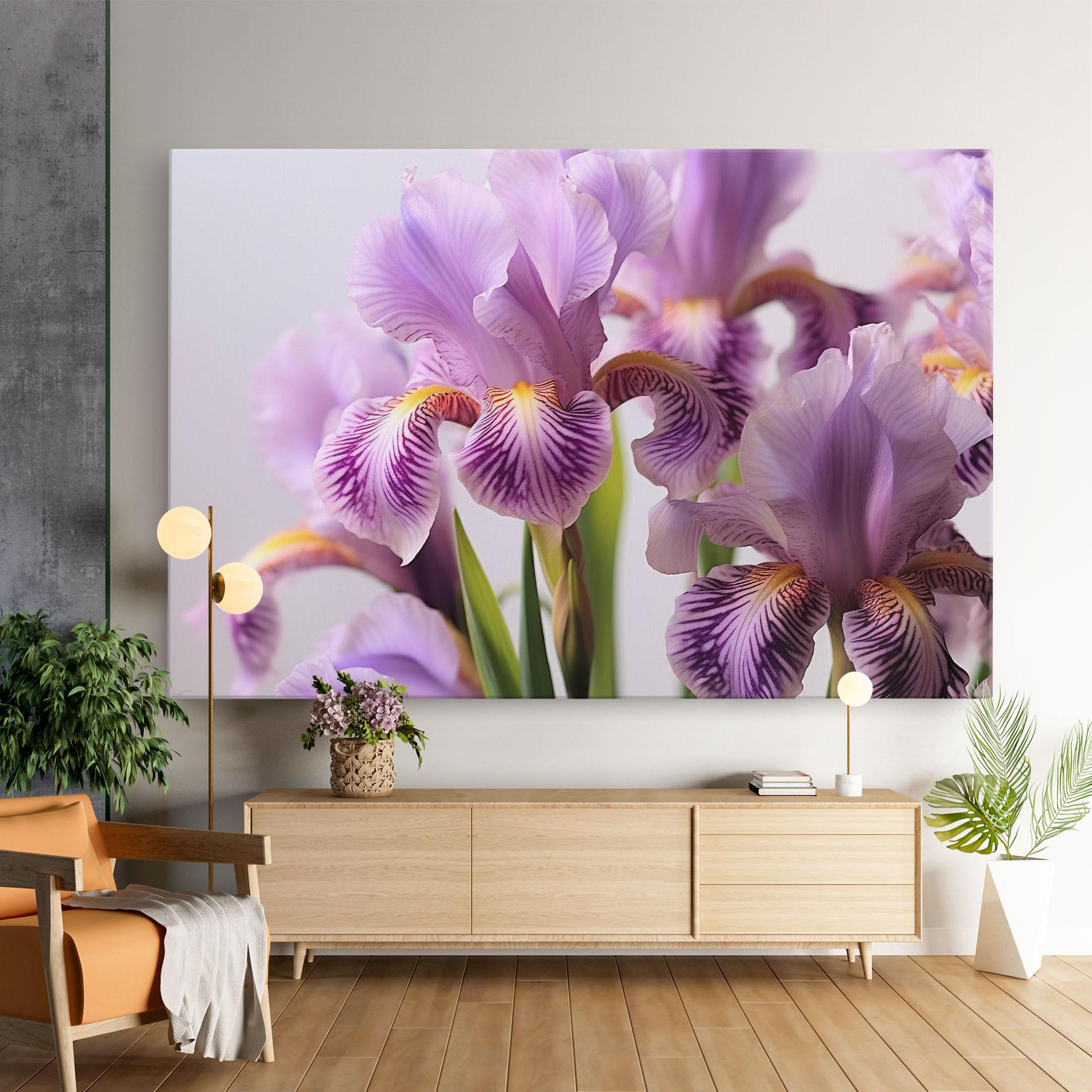 Tablou Canvas Iris In Vase mockup 9