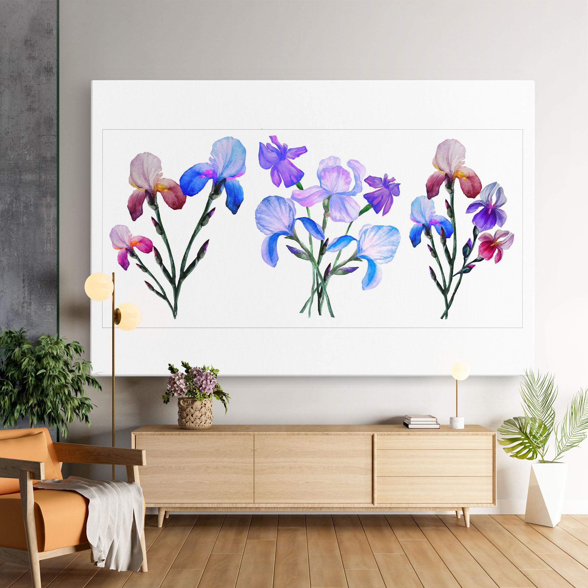 Tablou Canvas Iris Set mockup 9