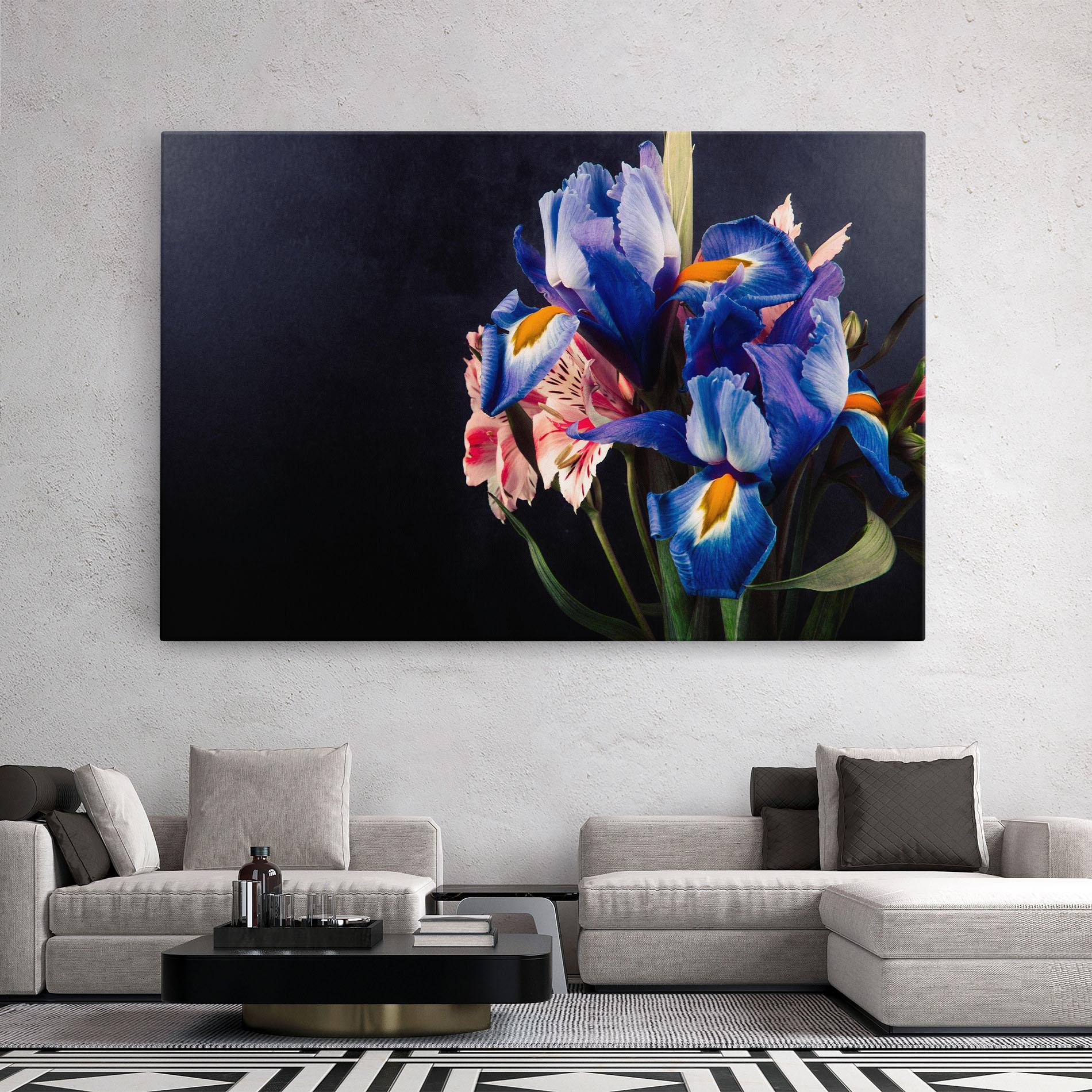 Tablou Canvas Iris Bouquet mockup 2