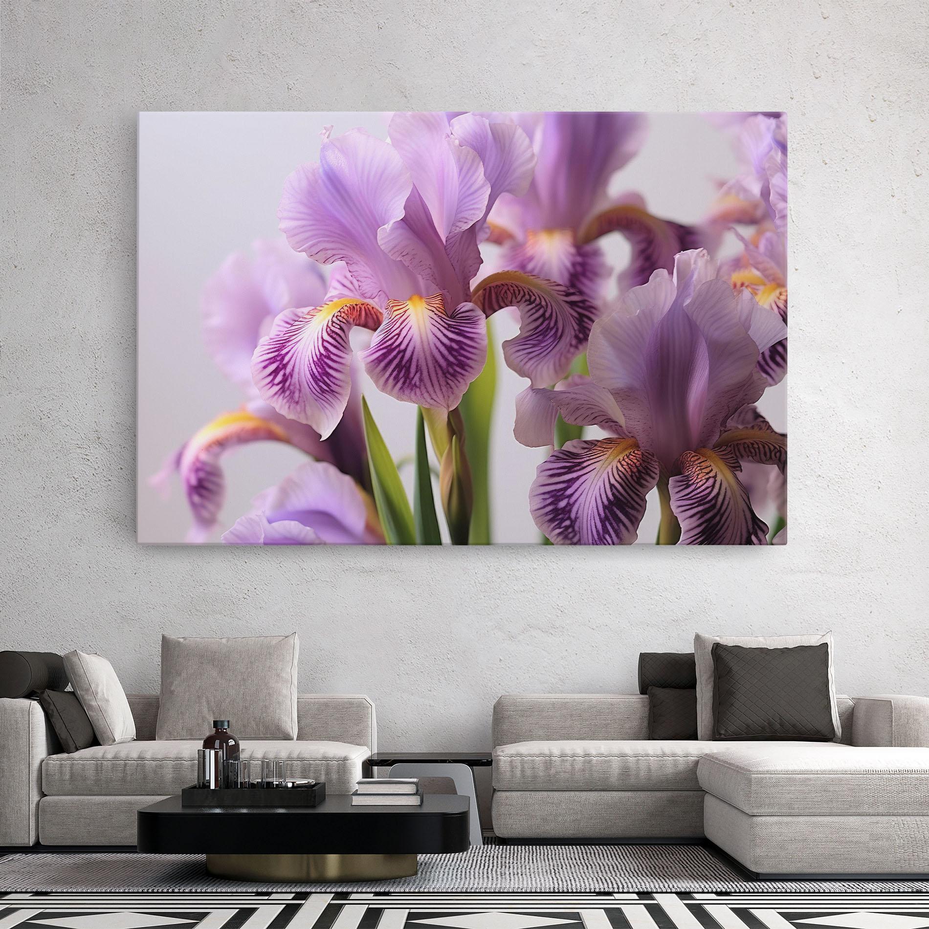 Tablou Canvas Iris In Vase mockup 2
