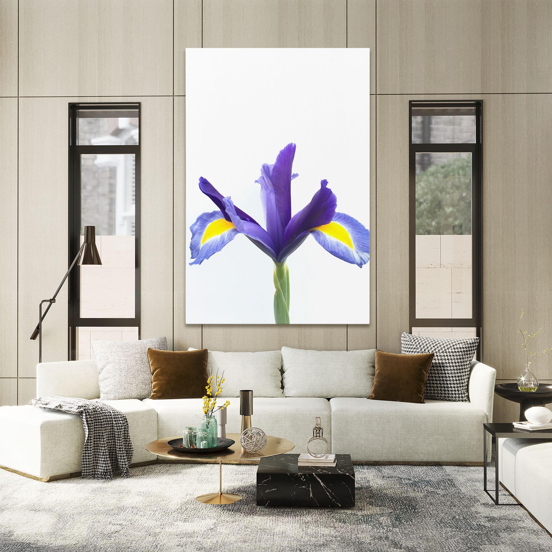 Tablou Canvas Yellow Color Iris mockup 2