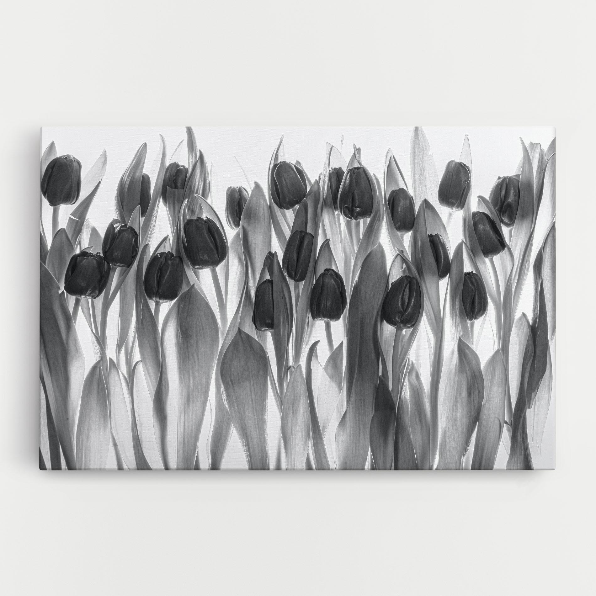 Tablou Canvas Grey Tulips mockup 0