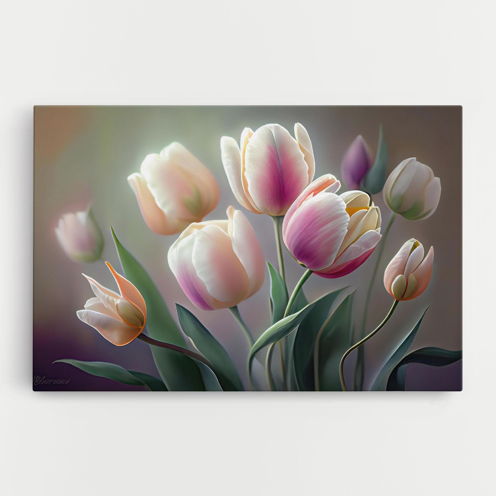 Tablou Canvas Pretty Tulips mockup 0