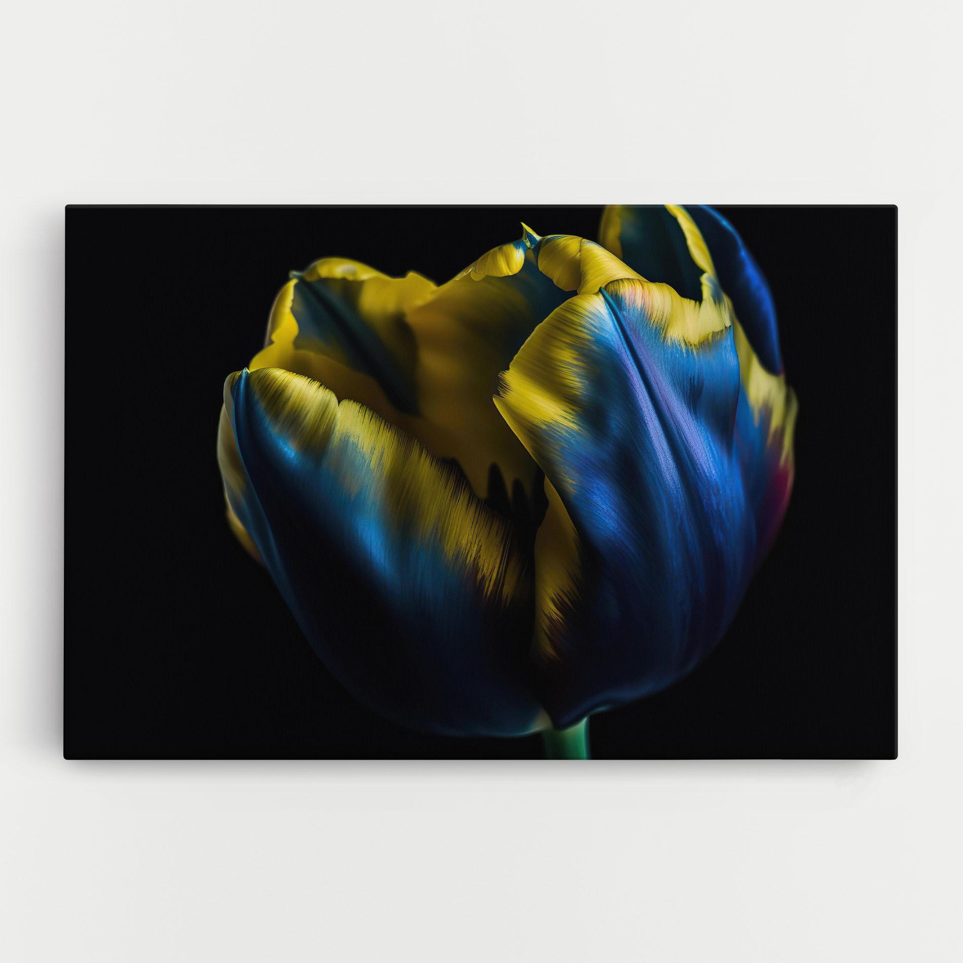 Tablou Canvas Yellow Blue Tulip mockup 0