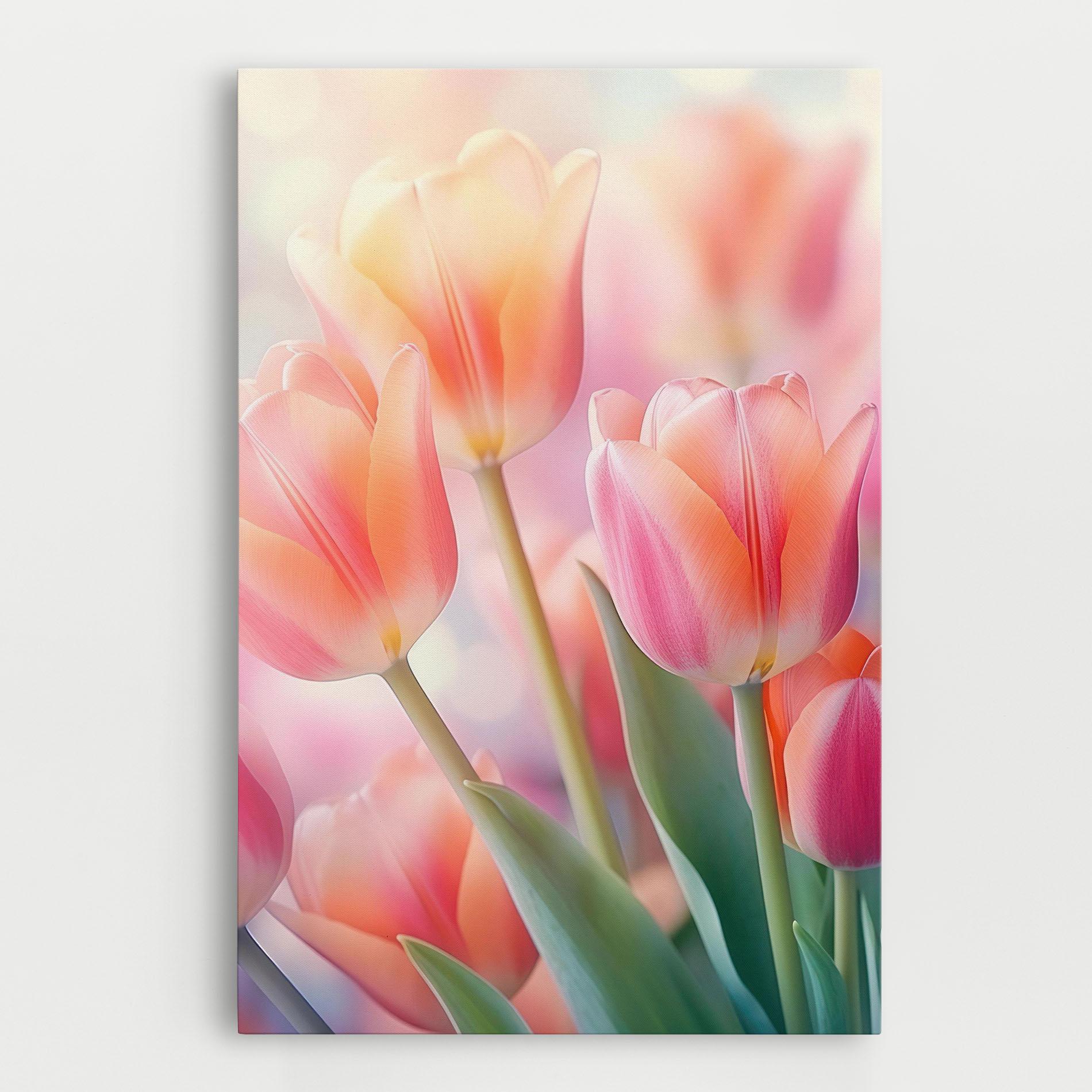 Tablou Canvas Dreamy Tulips mockup 0