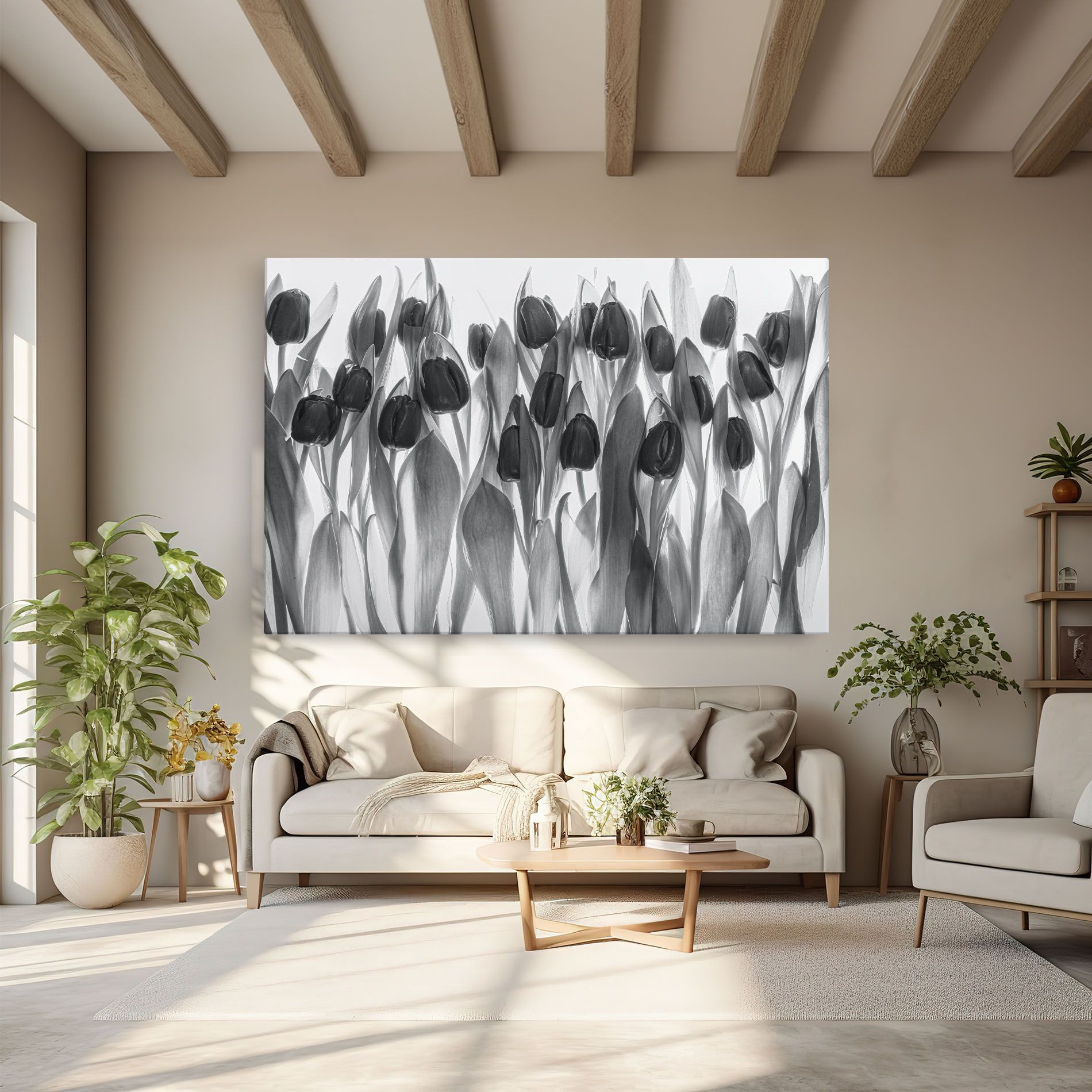 Grey Tulips mockup 6