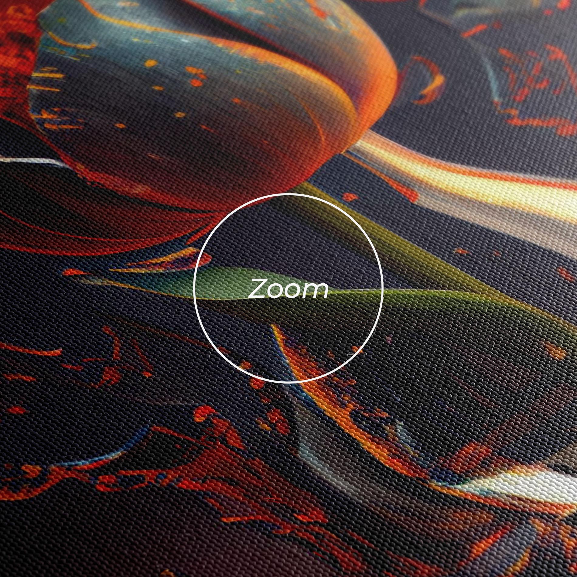 Tablou Canvas Black Tulip In Vase mockup 3