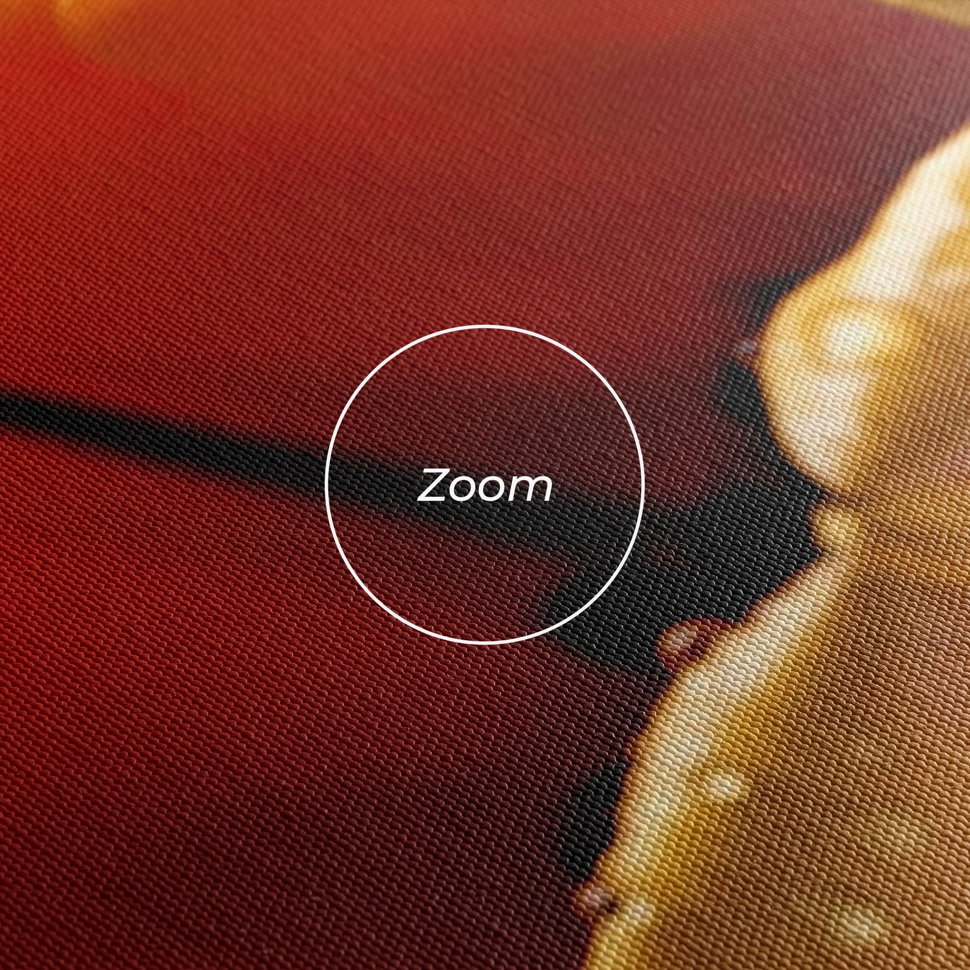 Orange Tulip Water Drops mockup 3