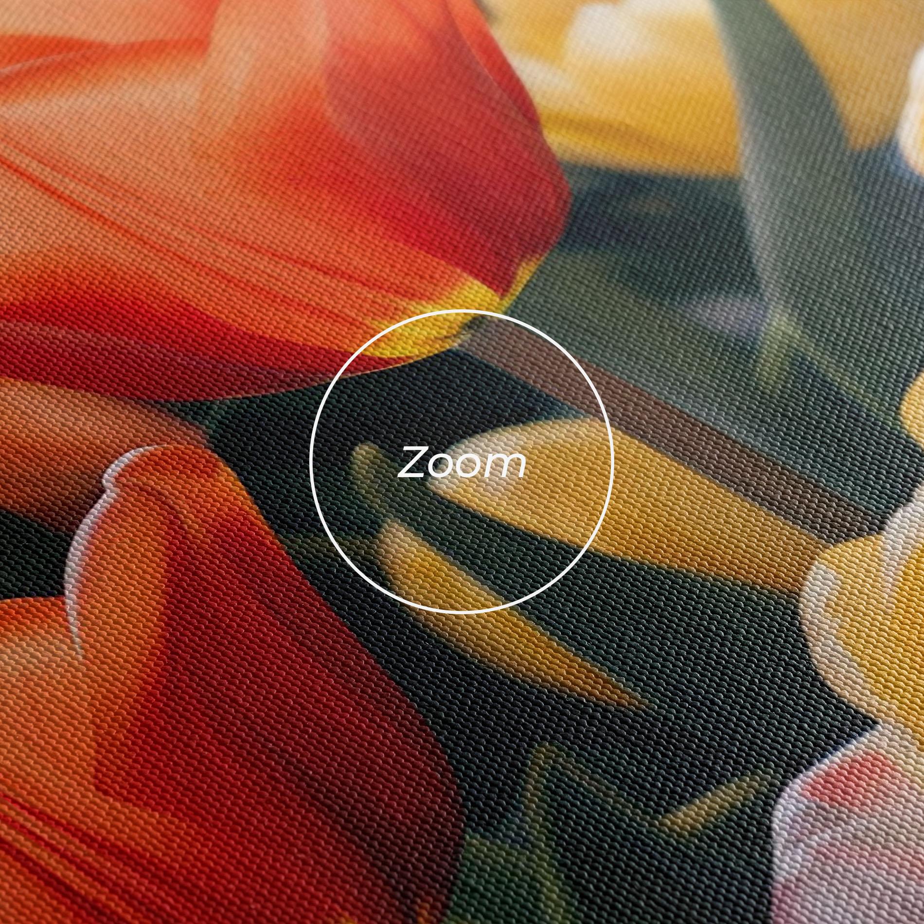 Tablou Canvas Orange Yellow Tulips mockup 3