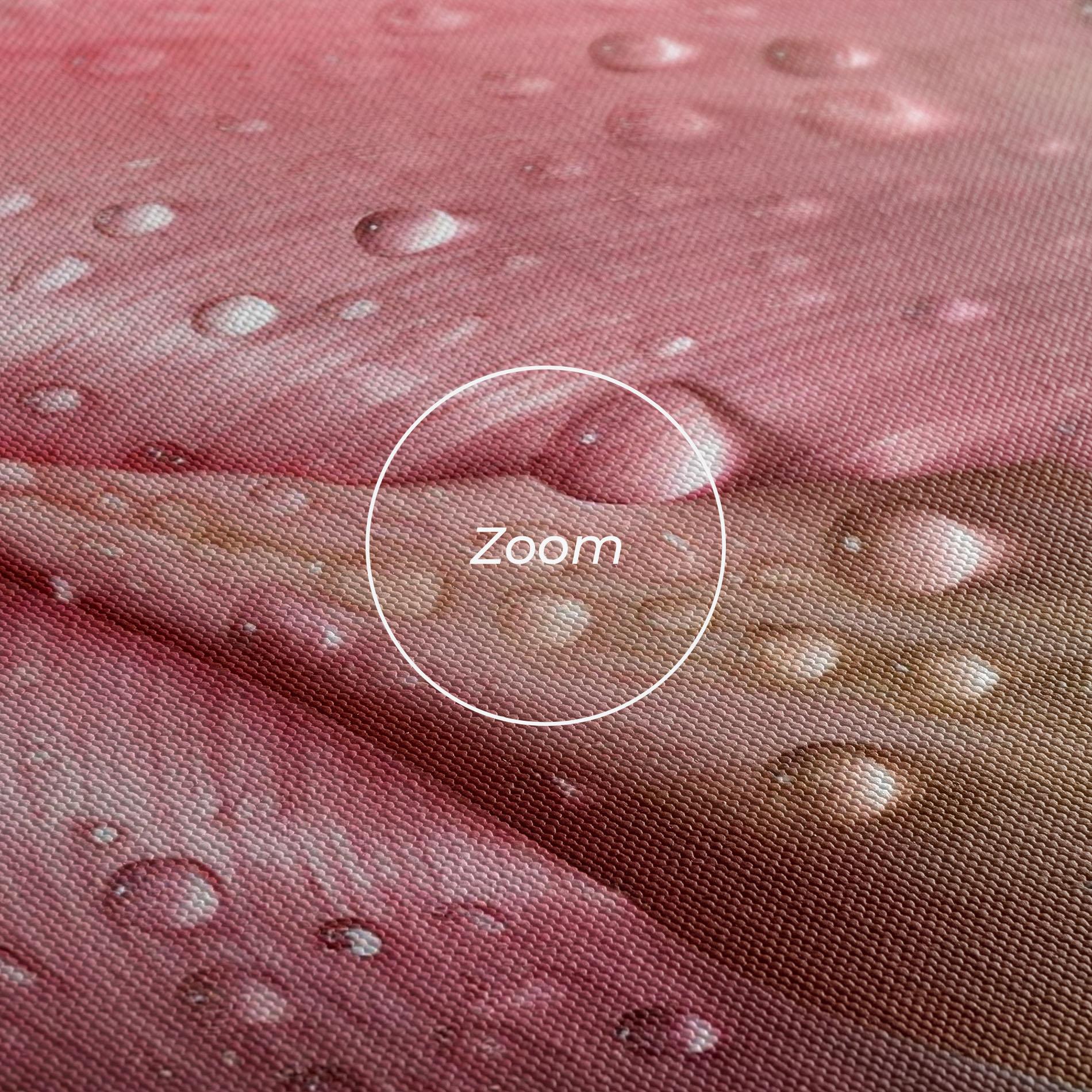 Tablou Canvas Pink Tulip With Drops mockup 3