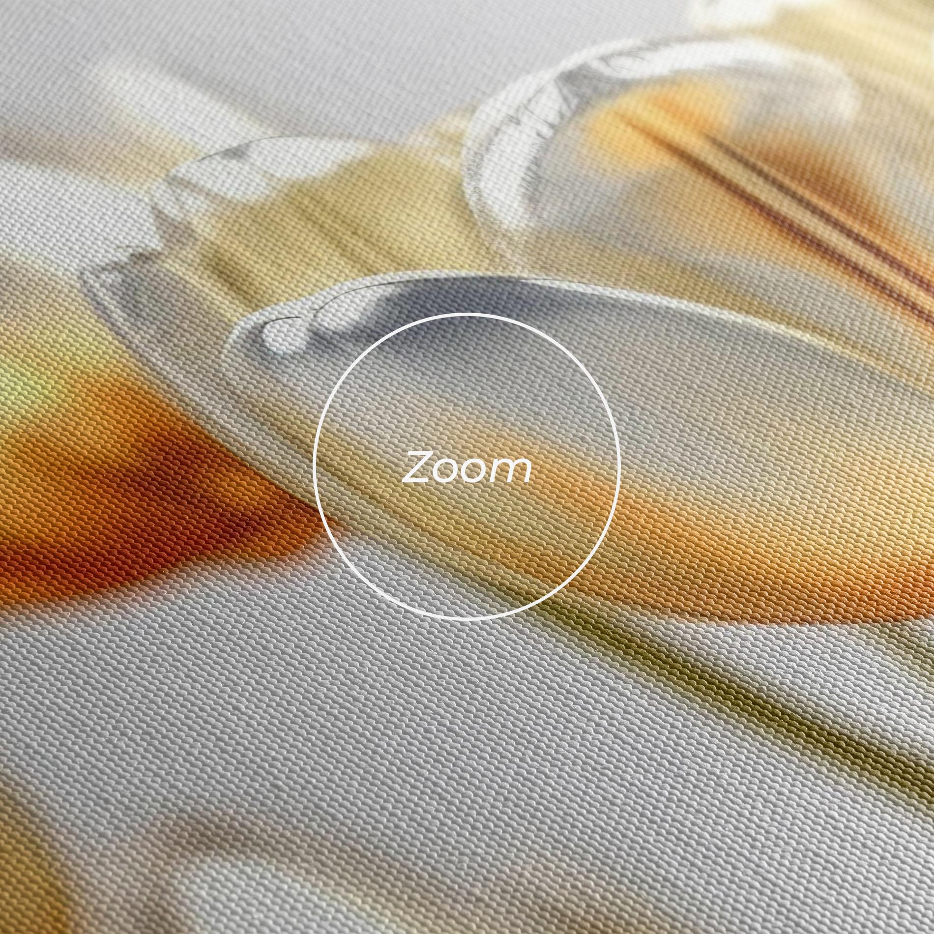 Tablou Canvas White Golden Tulips mockup 3