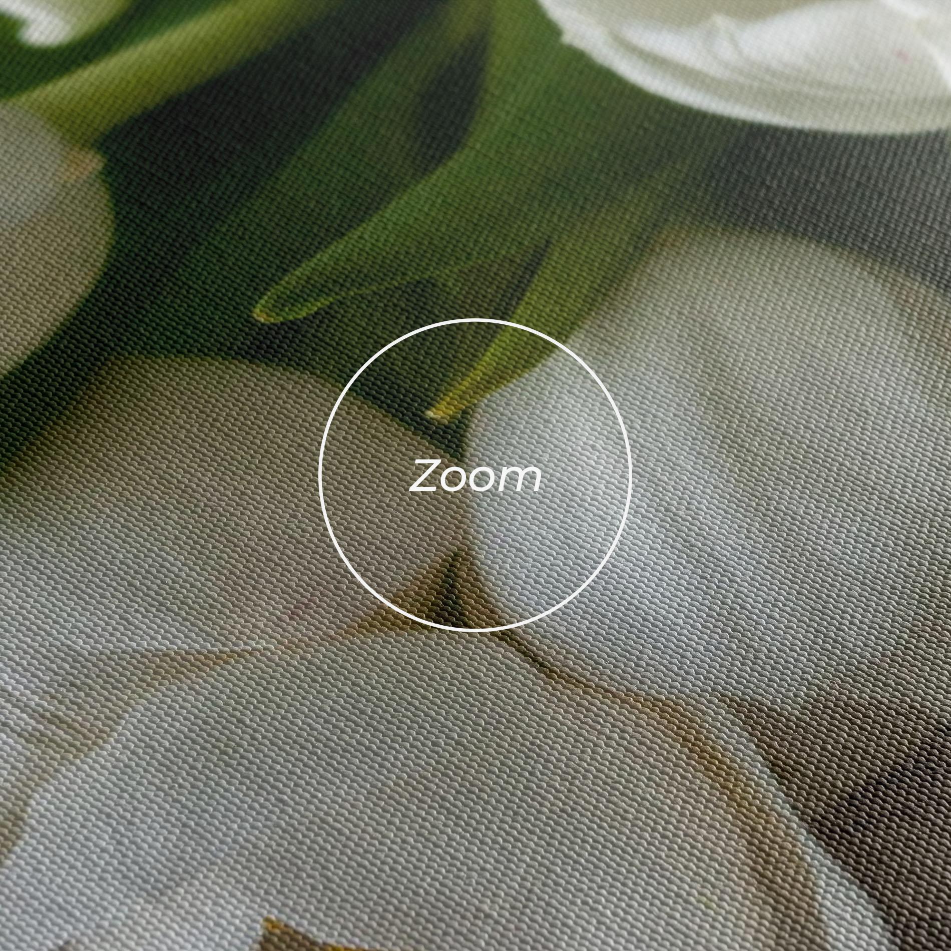 Tablou Canvas White Tulips Bouquet mockup 3