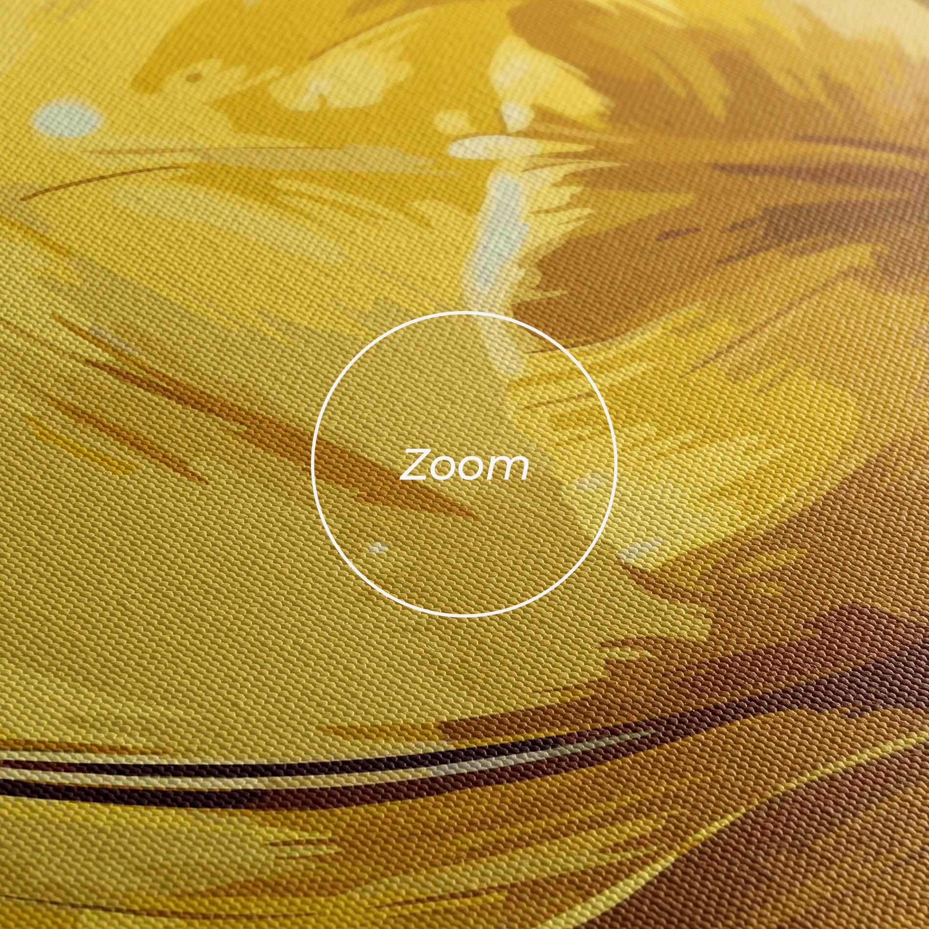 Tablou Canvas Yellow Shiny Tulip mockup 3