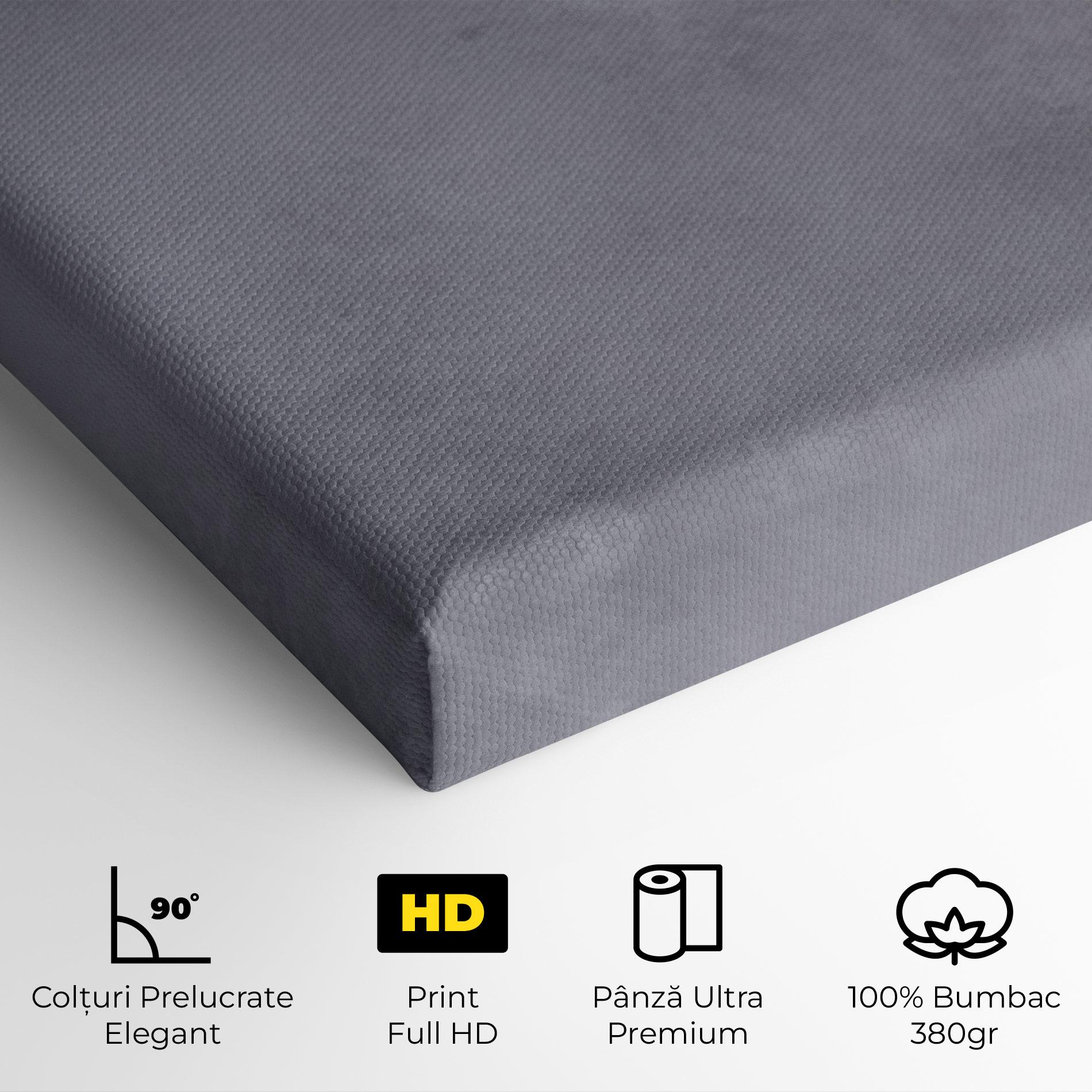 Tablou Canvas Light Orange Pink Tulips mockup 4