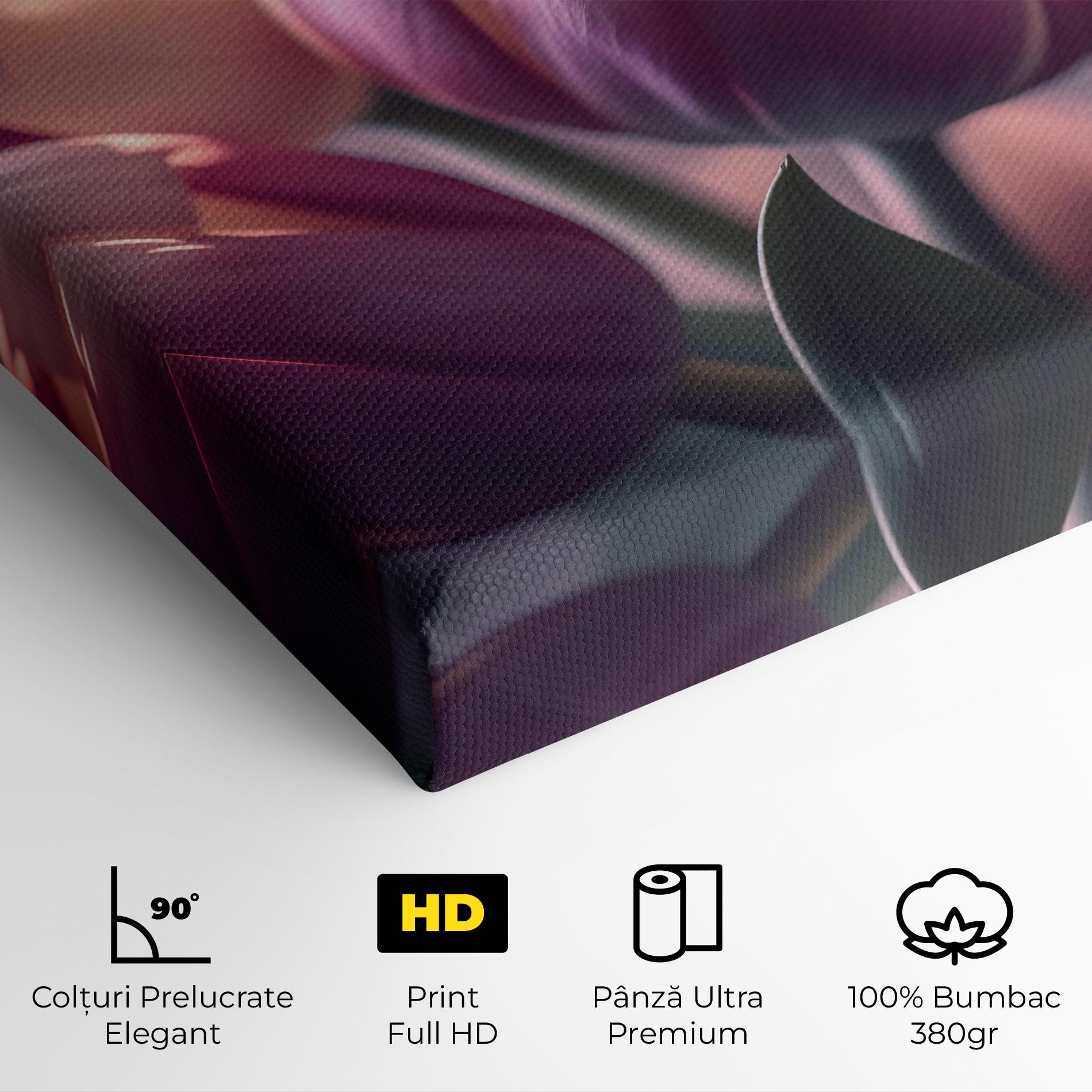 Tablou Canvas Pastel Pink Tulips mockup 4