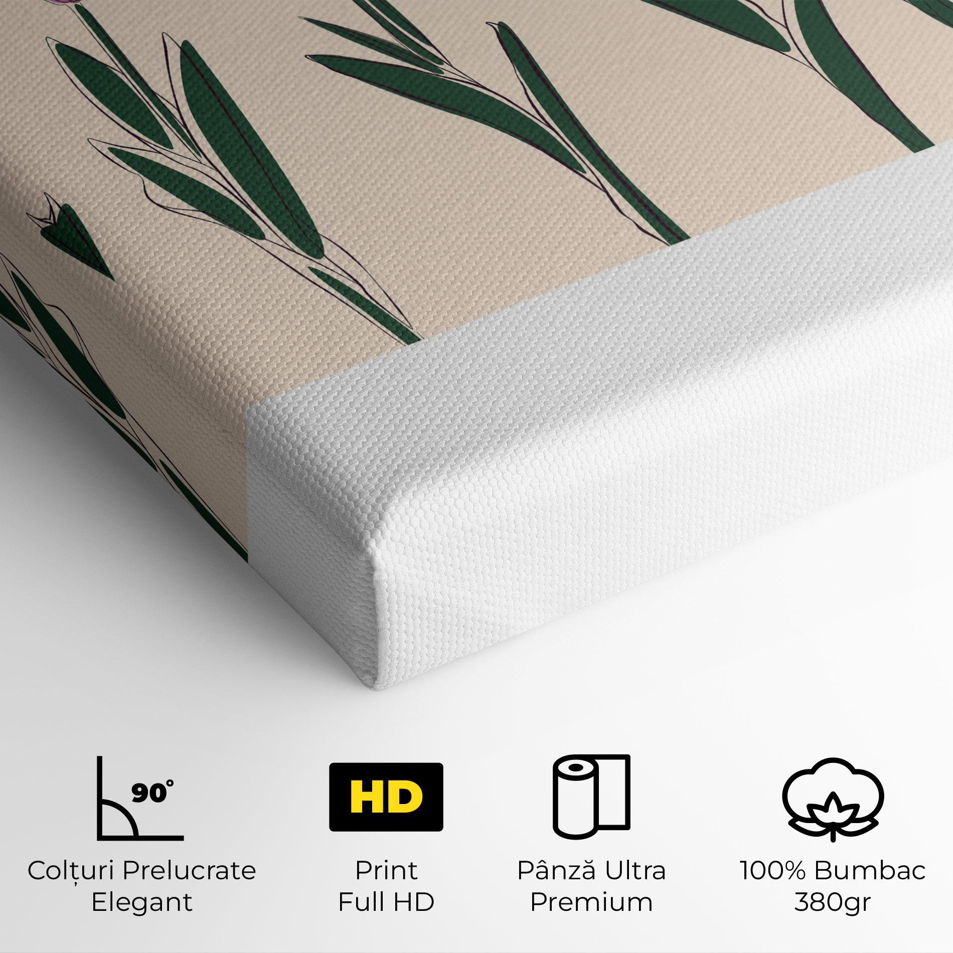 Tablou Canvas Tulips Set mockup 4