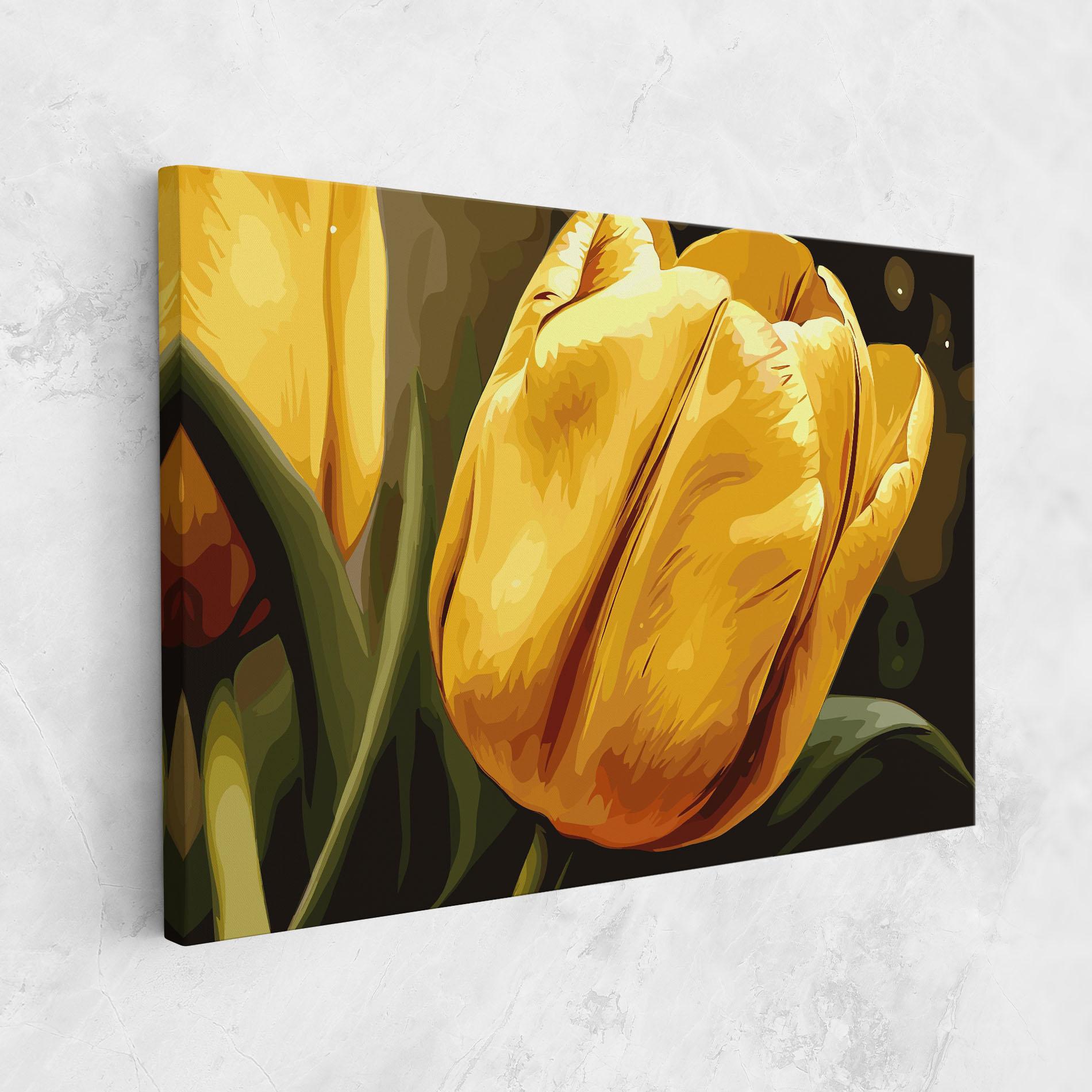 Tablou Canvas Big Yellow Tulip mockup 1