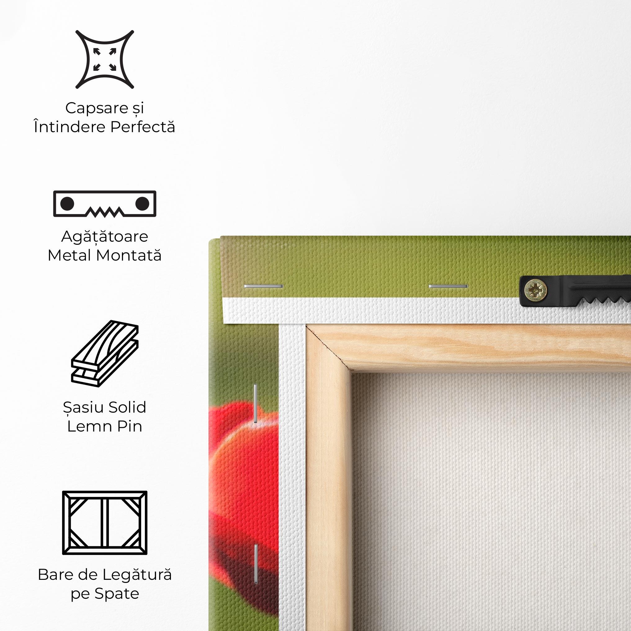 Tablou Canvas 3 Red Tulips mockup 5