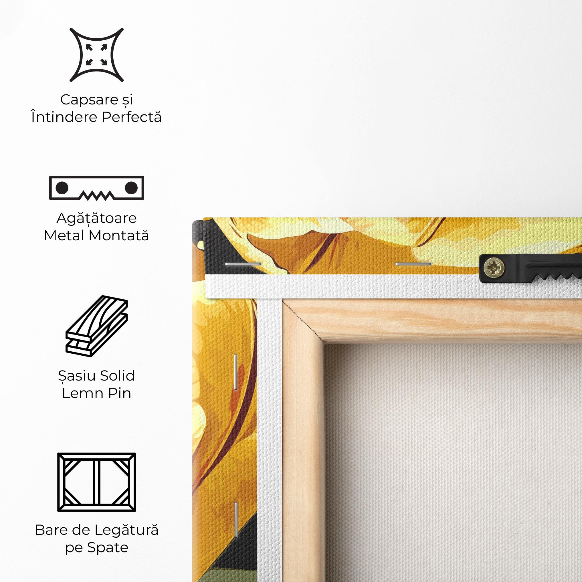 Tablou Canvas Big Yellow Tulip mockup 5