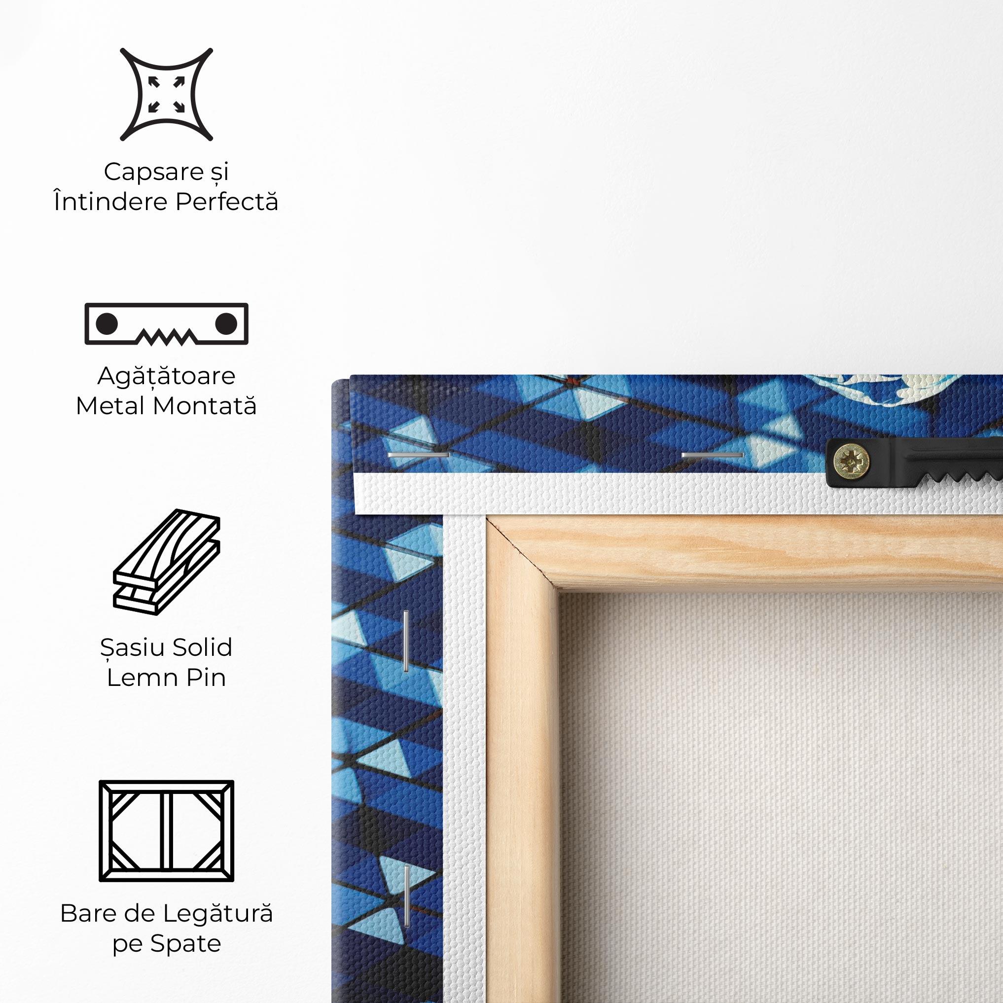 Tablou Canvas Blue Tulip mockup 5